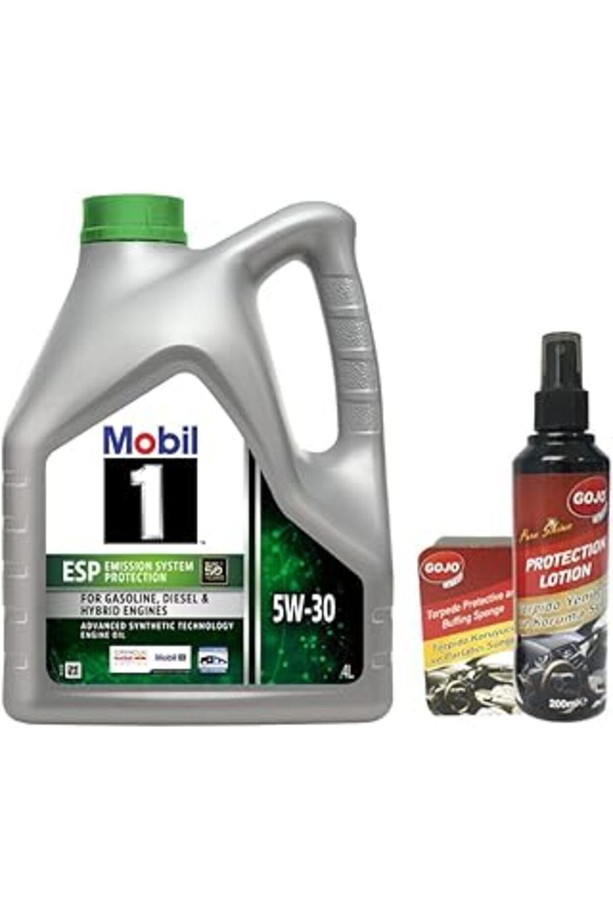 NETWORK ART Mobil 1 Esp 5W30 Motor Yağı 4 L + Gojo Araç Bakım Seti