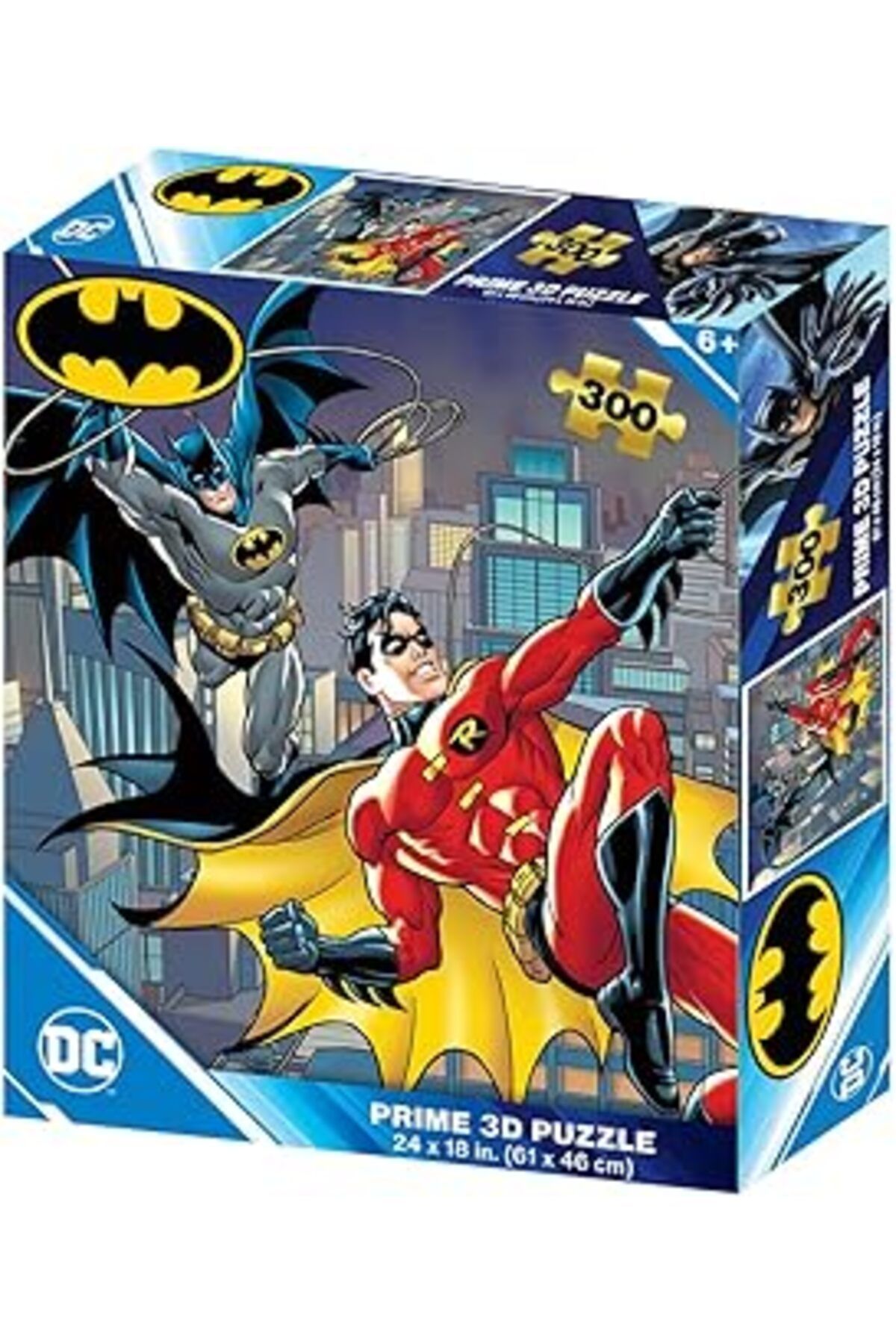Qedii Prime 3D Batman Ve Robin 300 Parça Yetişkin Puzzle 32710