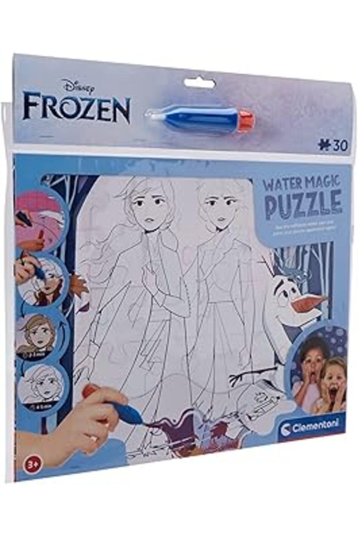 Pazarcan - 22705-30 Parça Water Frame Puzzle - Frozen 2