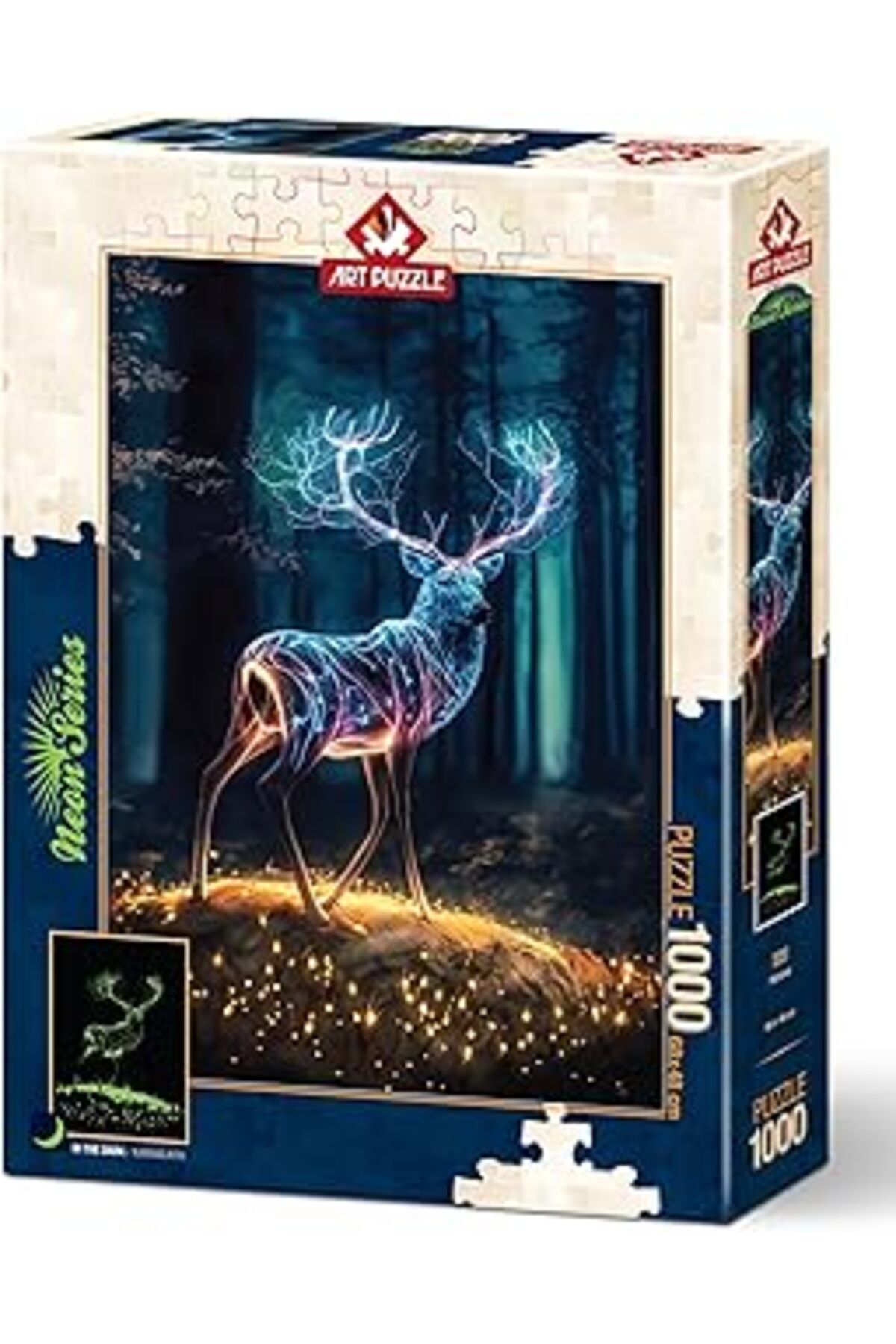 Qedii Art Puzzle Patronus 1000 Parça Neon Puzzle