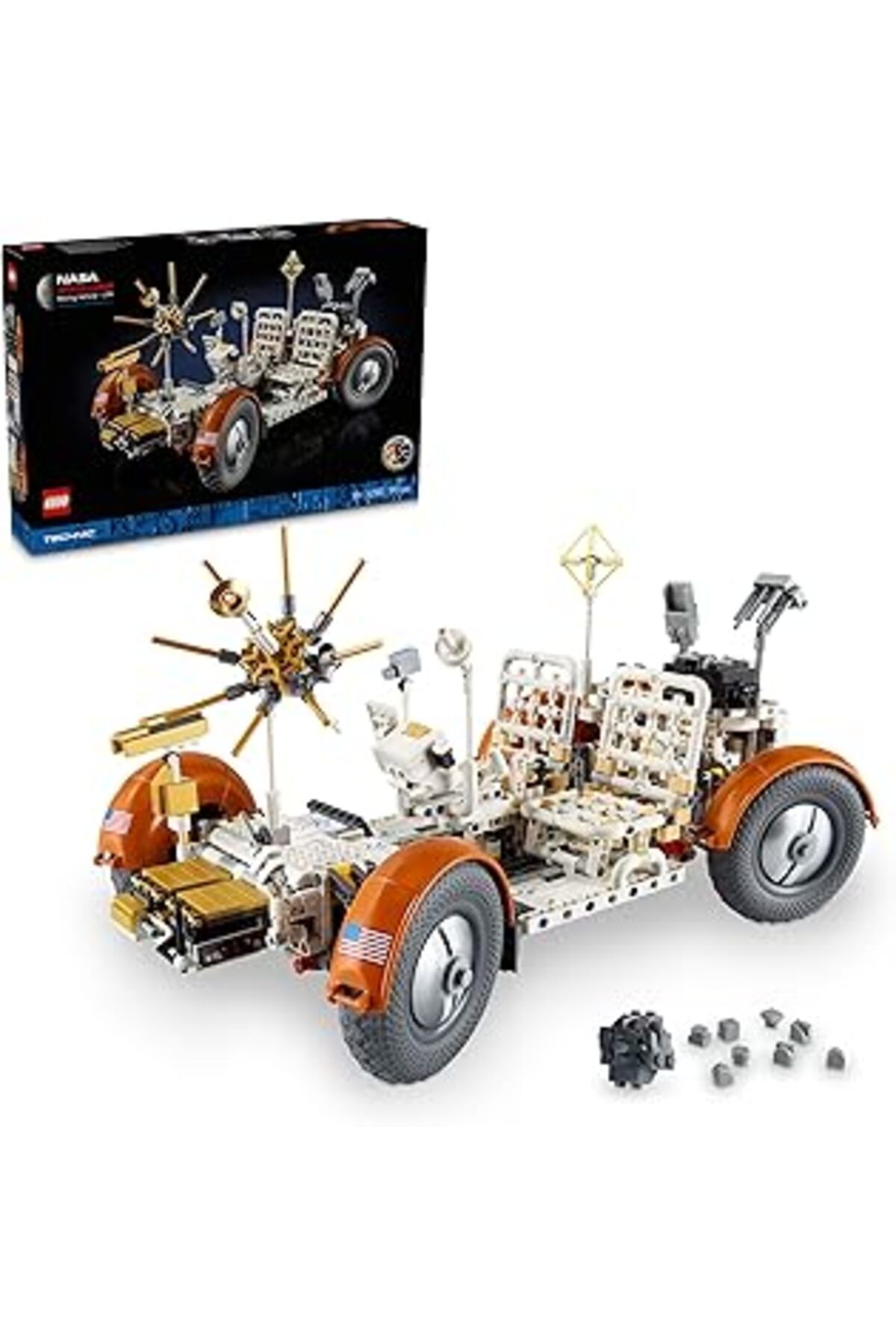 Pazarcan Technic Nasa Apollo Ay Taşıtı – Lrv 42182 - Yetişkinler Uzay Aracı Yapım Seti (1913 Parça)