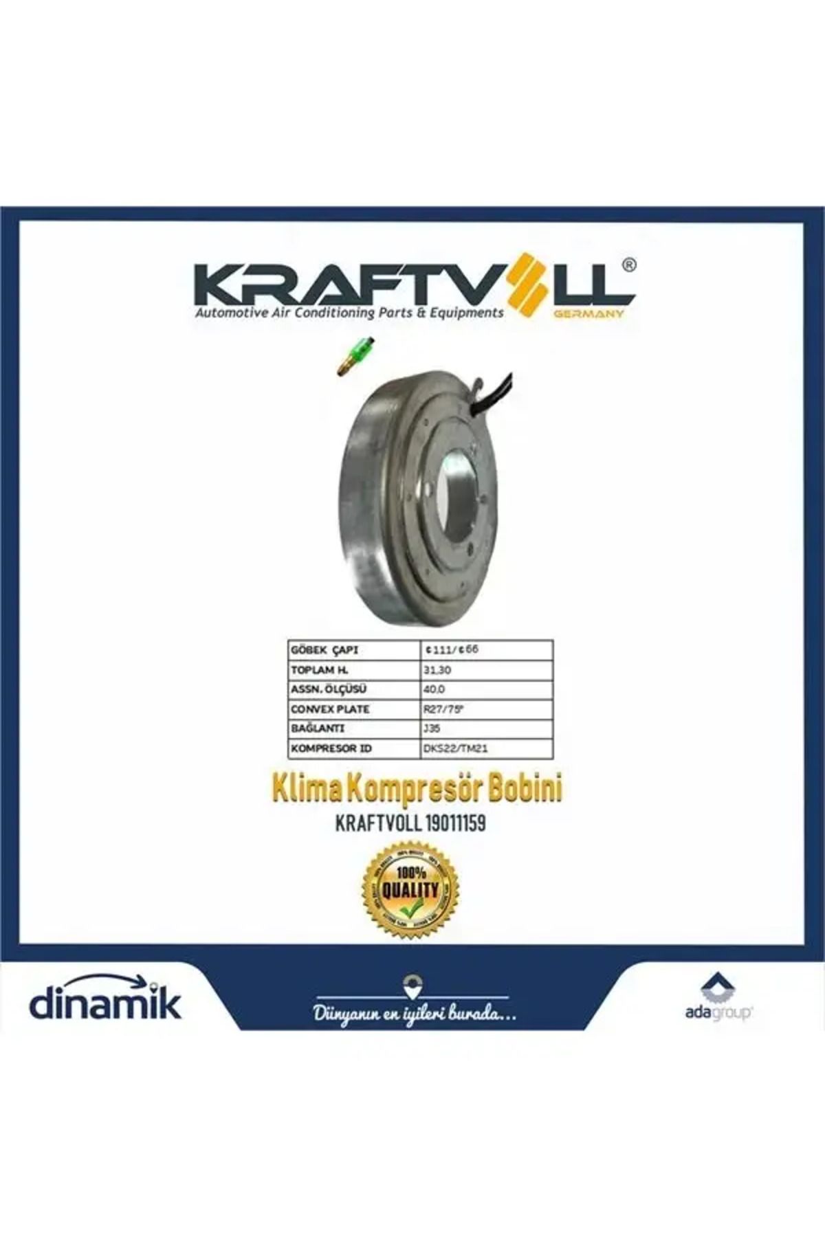 Kraftvoll KLIMA KOMPRESOR BOBINI ZXL-DKS22/TM21