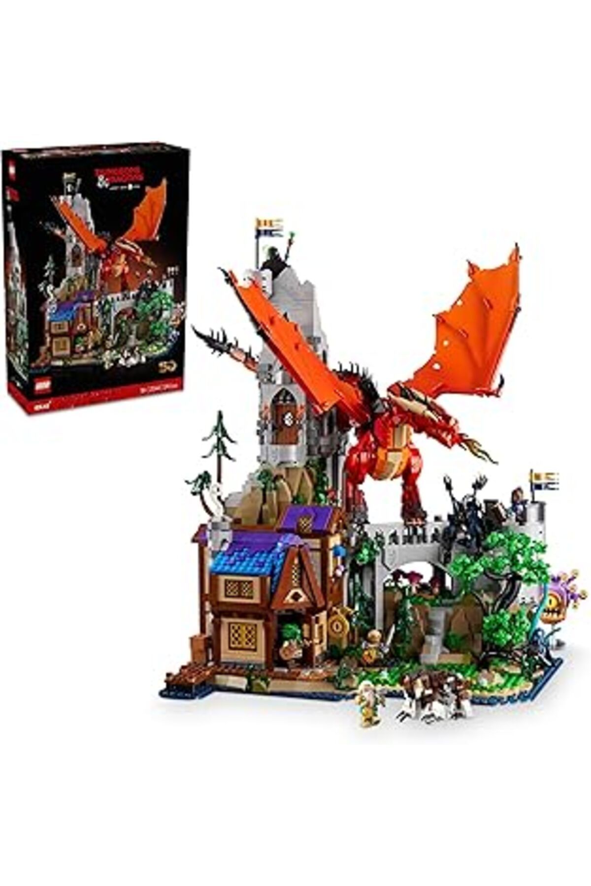 Pazarcan Ideas 21348 Dungeons And Dragons: Red Dragon'S Tale