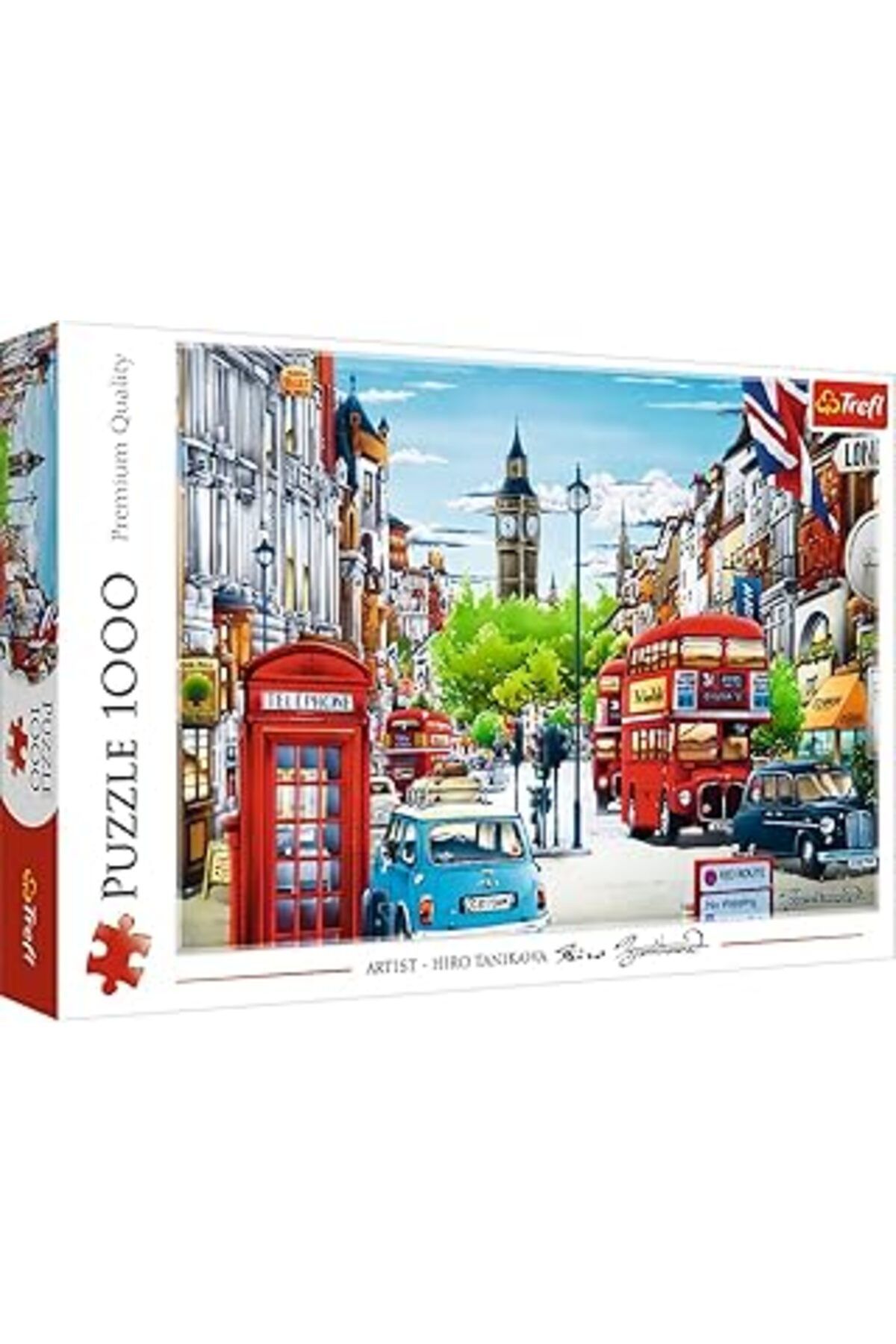 Pazarcan Trefl Street London Uk 1000 Parça Yapboz Yetişkinler Ve 12 Yaşından Büyük Çocuklar İçin Üstün Kalit