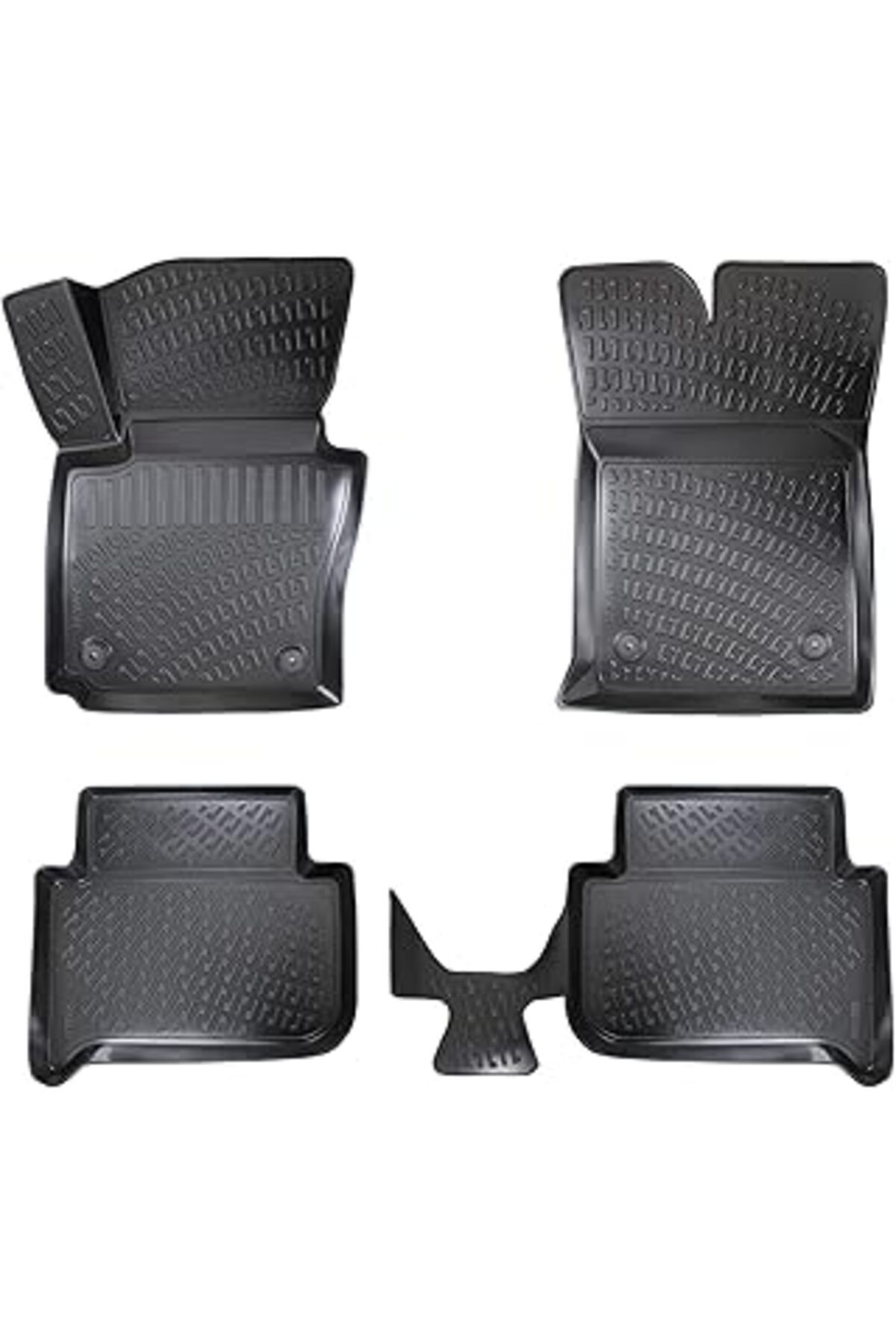Mu Art Ahşap Rizline Volkswagen Touran 2004-2014 Uyumlu 3D Havuzlu Paspas
