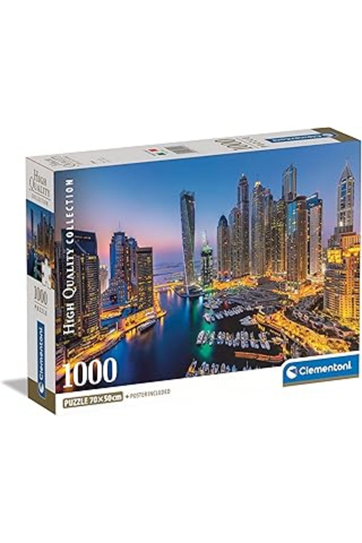 Pazarcan 1000 Parça Yüksek Kaliteli Koleksiyon Puzzle Dubai (Compact Box)