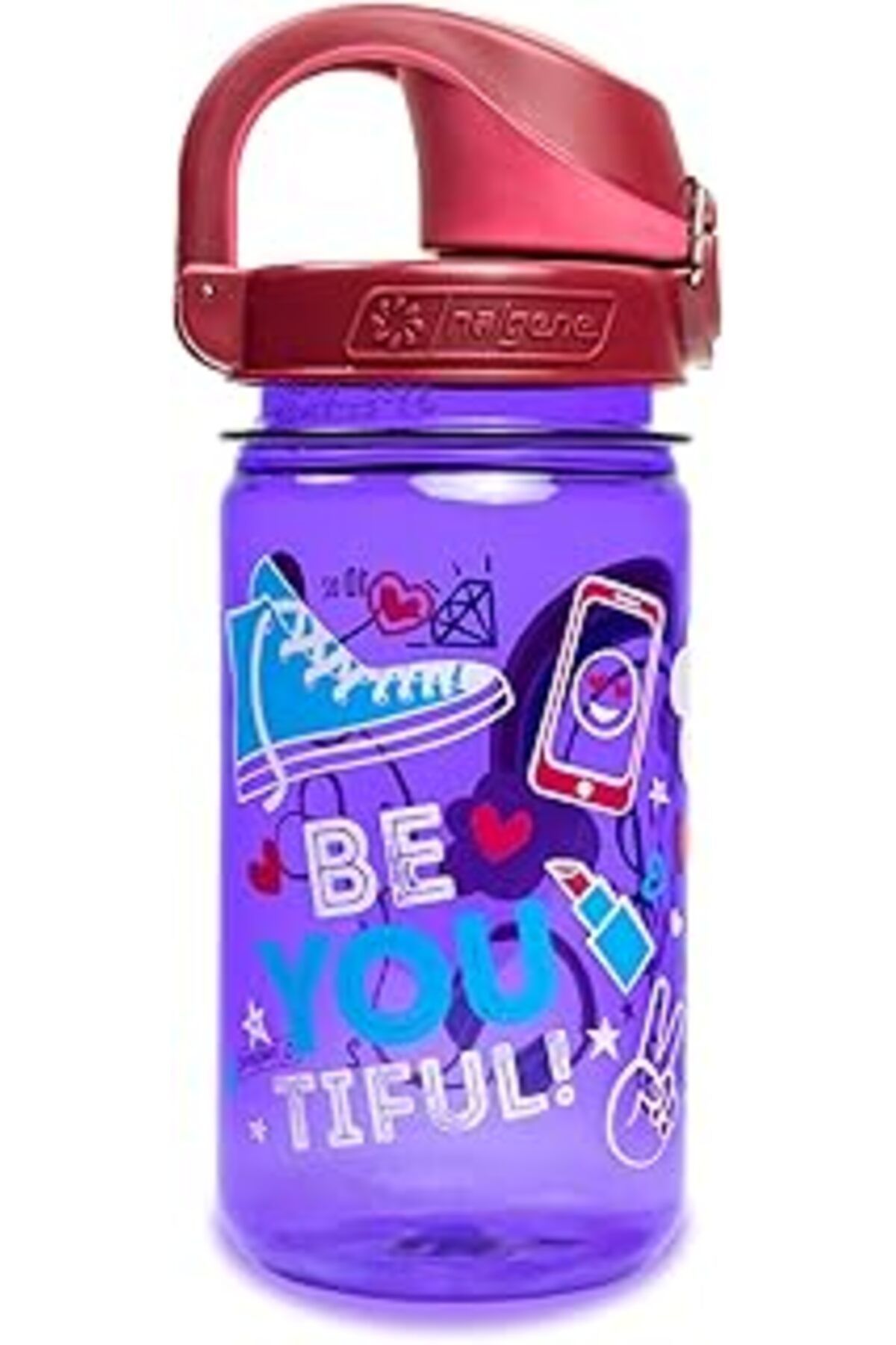Qedii Nalgene Otf Beyoutiful Içecek Şişesi, Mor, 0,35 L
