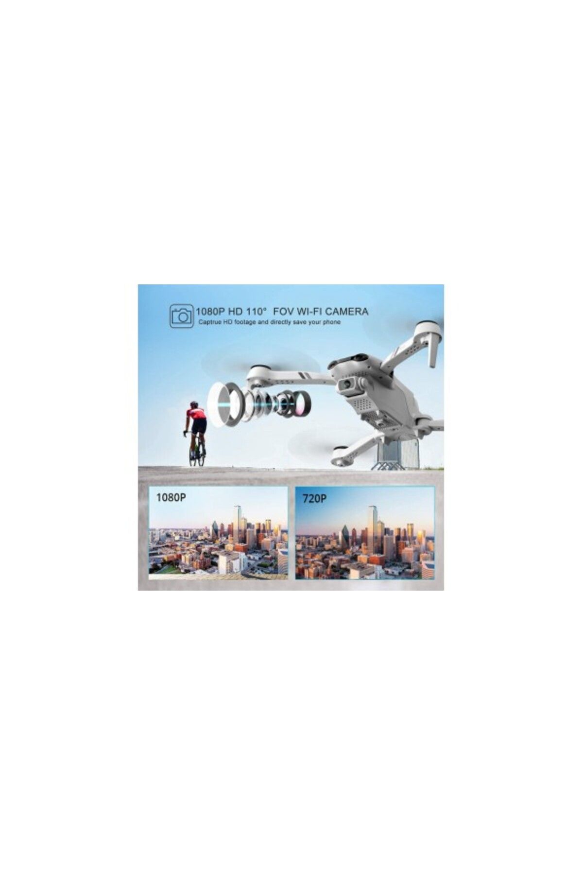 4DRC-Foldable Drone, 4DRC VICKY F10, 4K Resolution, GPS, Live WI-FI Transmission, Fixed Point Flight 6