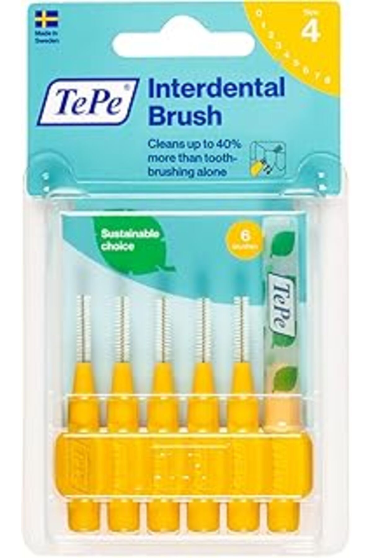 Karachil Tepe Blister 0.7 Mm - Sari Diş Arayüz Fırçası (1 X 6 Adet)