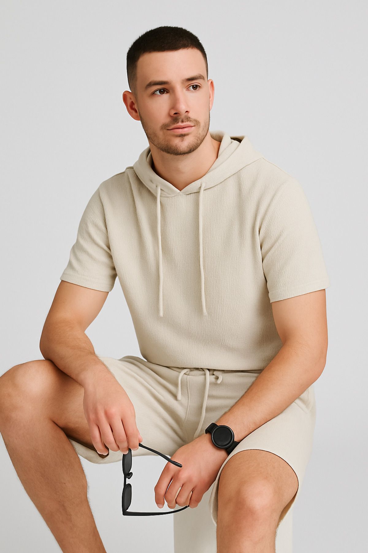 UOMOPARK-8076 Ai̇rcord New Definition of Lightness and Elegance Regular Fit Shorts 2