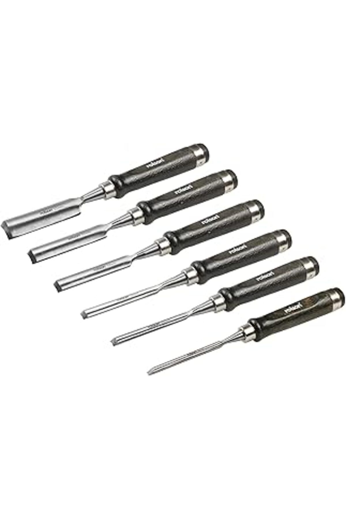 TBSProjects Rolson 56120 Carving Chisel Set Handles, Walnut, 6Pc