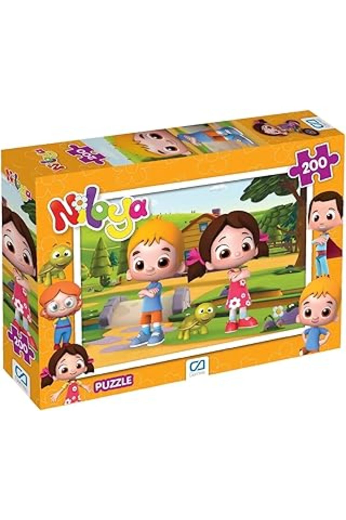 Qedii Ca Games Niloya Lisanslı 200 Parça 33x48cm Çocuk Puzzle Yapboz Serisi