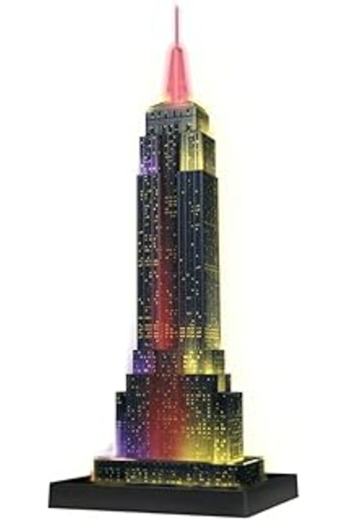 Qedii Ravensburger (125661) - 3D Puzzle Night Serisi, Empire State