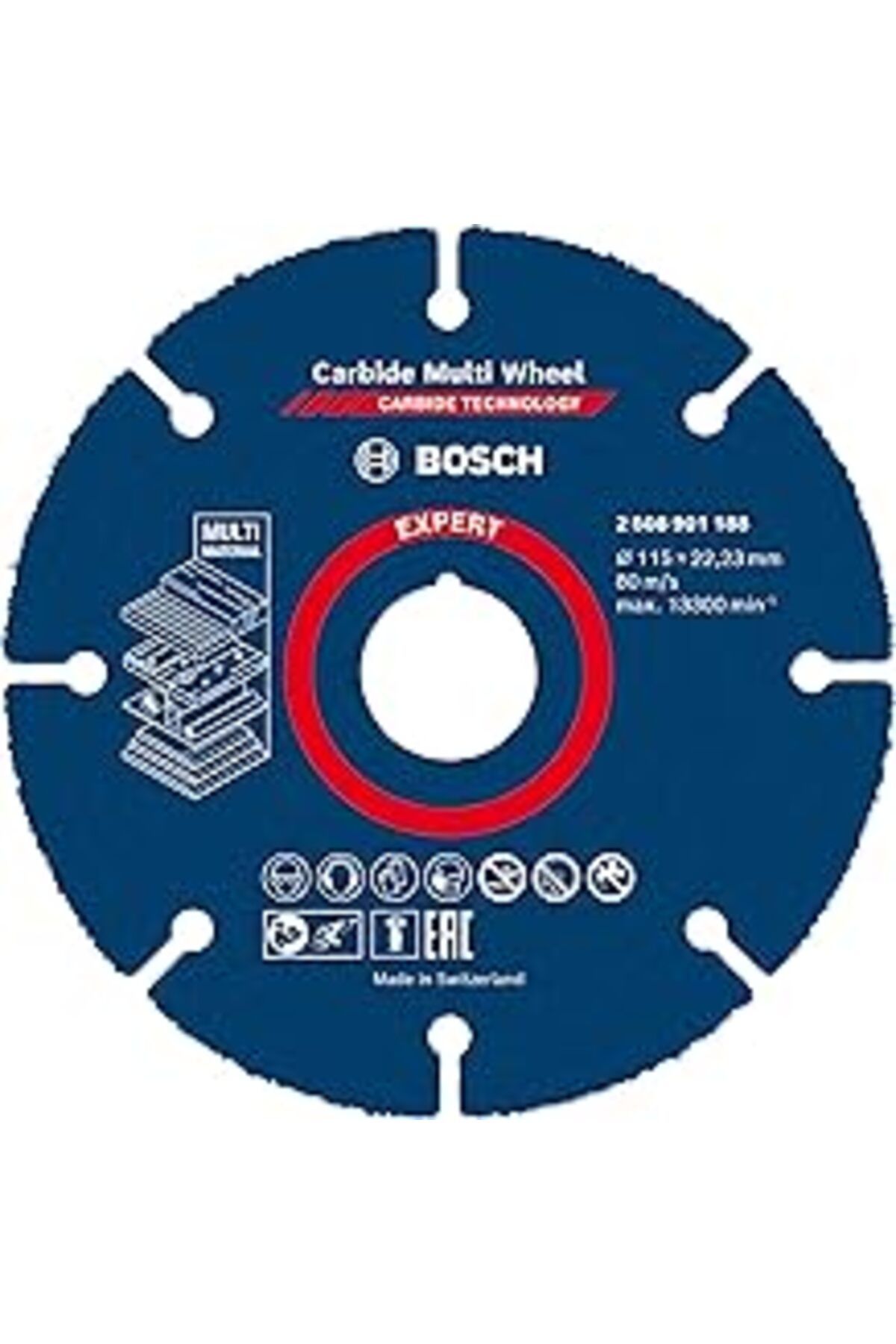 TBSProjects Professional 1X Expert Carbide Multi Wheel Kesici Diskler (Sert Ahşap, Çivili Ahşap, Plastik, Alçıp