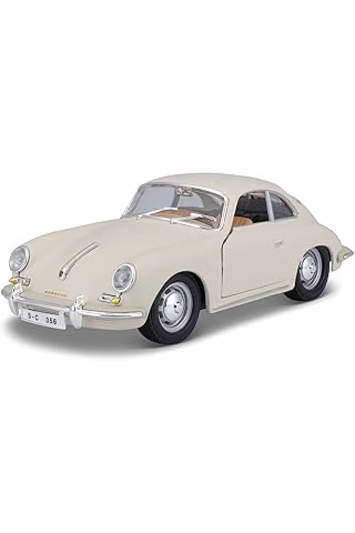 Karachil Bijoux Collezione Bburago 18 – 22079 – 1: 24 Porsche 356B Coupé 1961, Çeşitli Renklerde, Renk Seçil