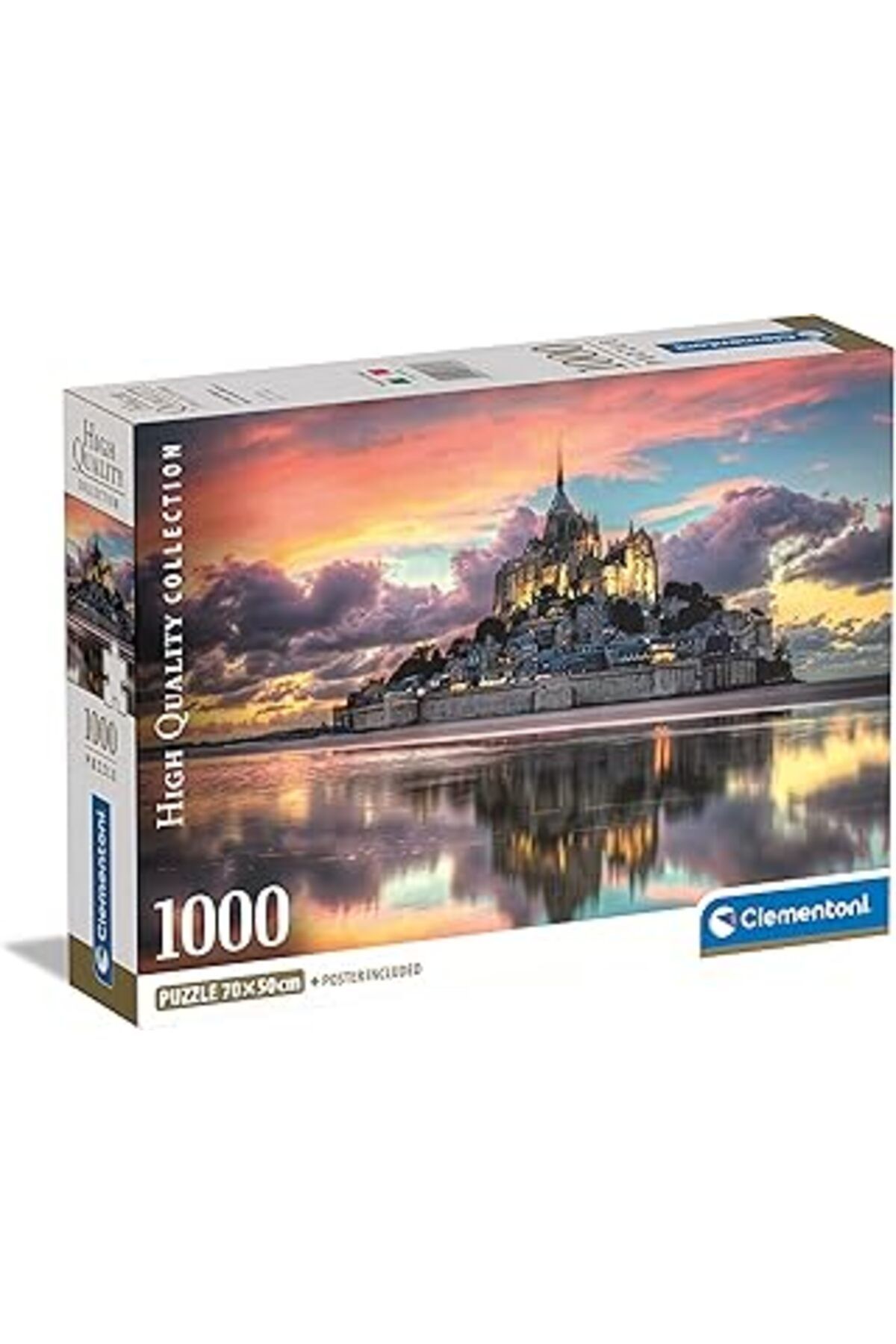 Pazarcan 39769 Collection-Le Magnifique Mont Saint-Michel-1000 Parçalı Yapboz Yetişkinler Için, İtalya'Da Ür