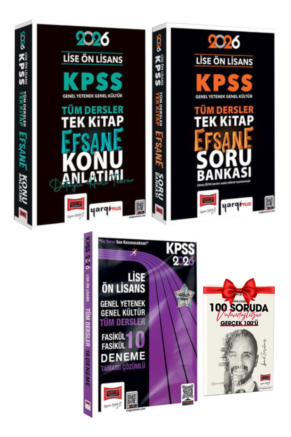 Yargı Yayınları 2026 KPSS Lise Ön Lisans Efsane Tek Kitap Konu Anlatımı+ Soru Bankası+ Fasikül Fasikül 10 Deneme