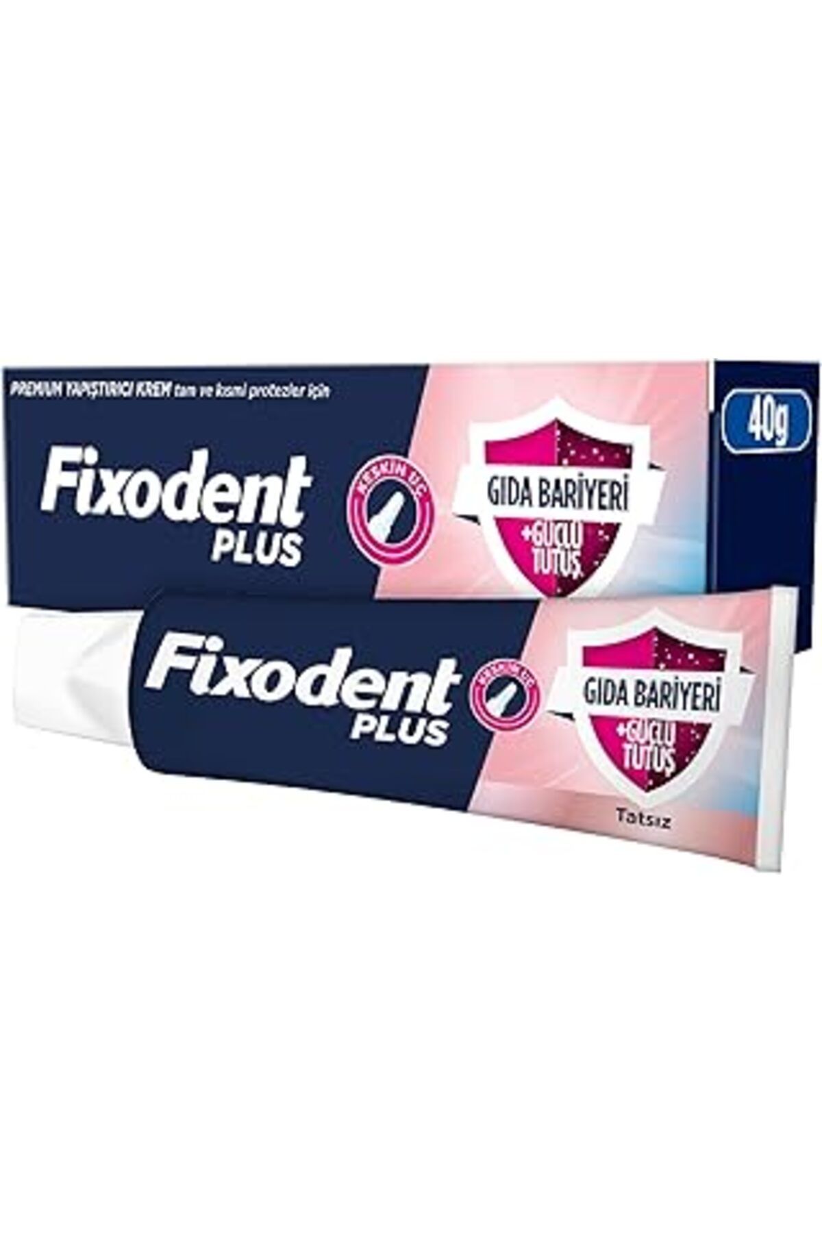 Pazarcan Fixodent Plus Gıda Bariyeri Protez Diş Yapıştırıcı 40Ml
