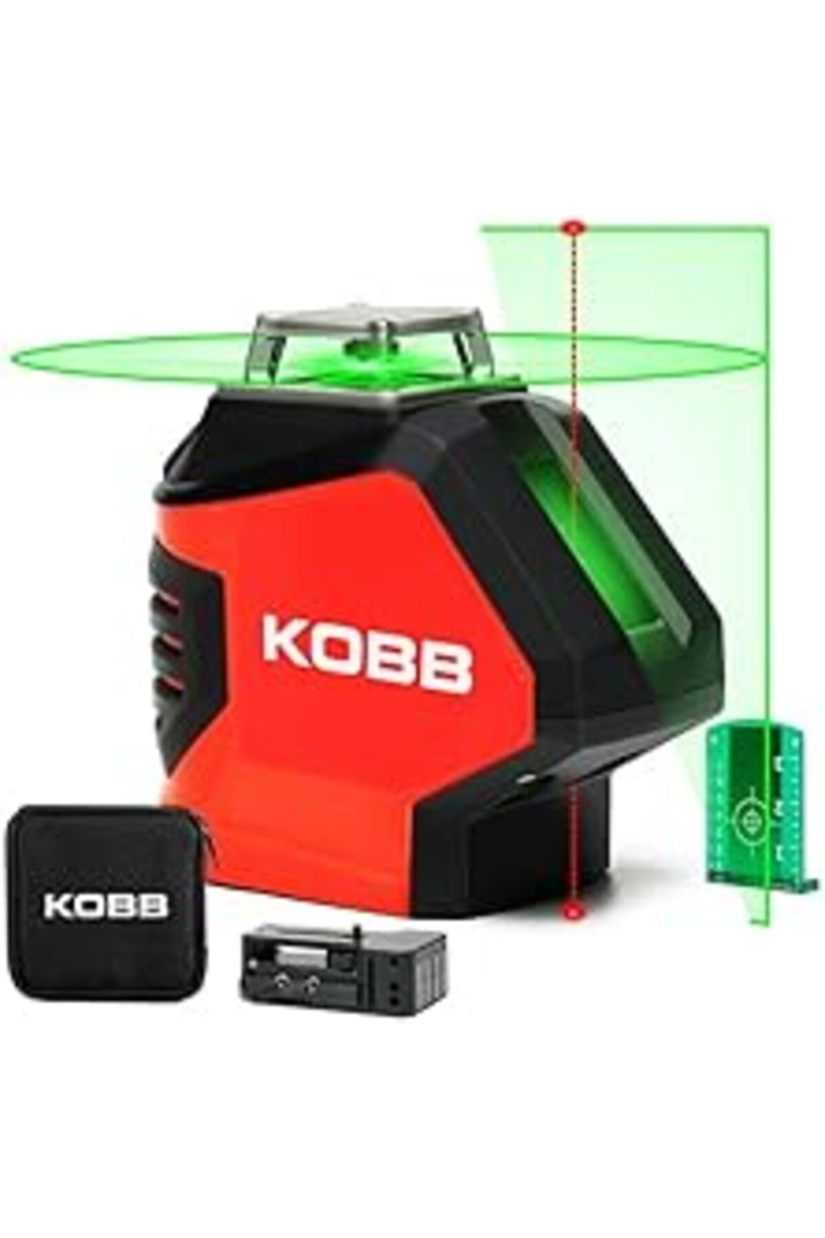 TBSProjects Kobb Kbl88G 25 Metre Profesyonel Yatay 360° Ve Dikey Otomatik Hizalamalı Nokta Şakül Ve Yeşil Çapra