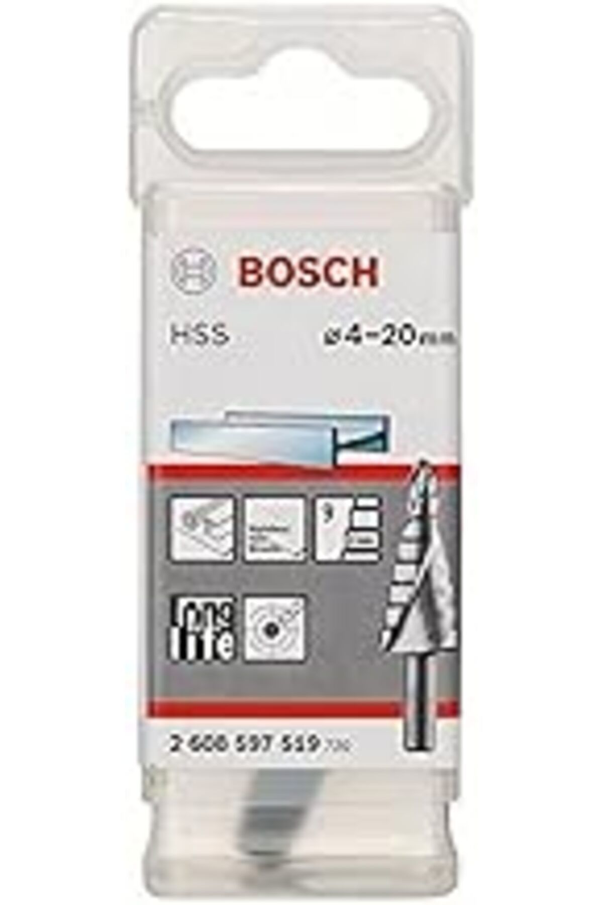 Karachil Bosch Professional Accessories Matkap Ve Kırıcı Delici Uçları, Metal Matkap Uçları, Gri, 1 Adet