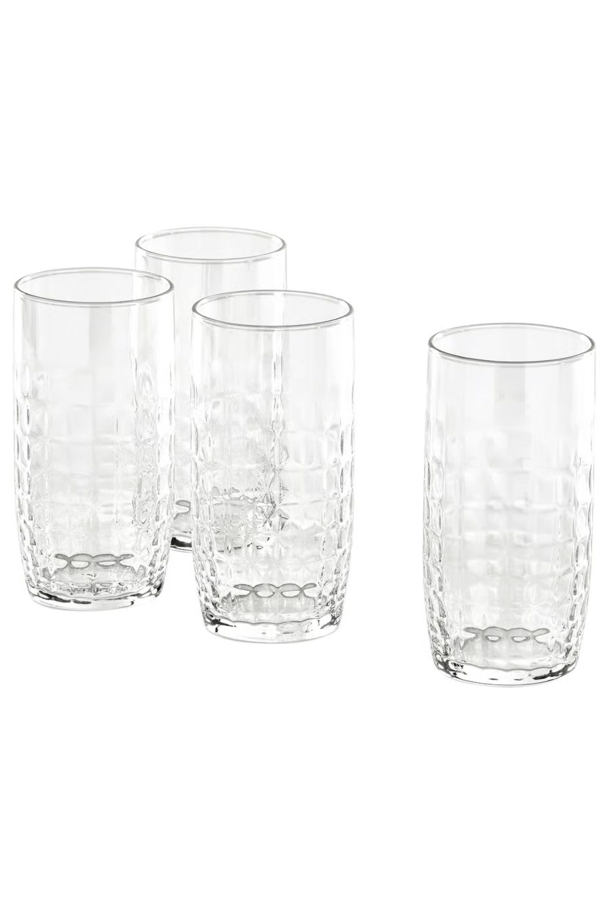 IKEA Fröjda 4 Adet Kristal Cam Bardak 15 cm 40 cl Meşrubat Bardağı