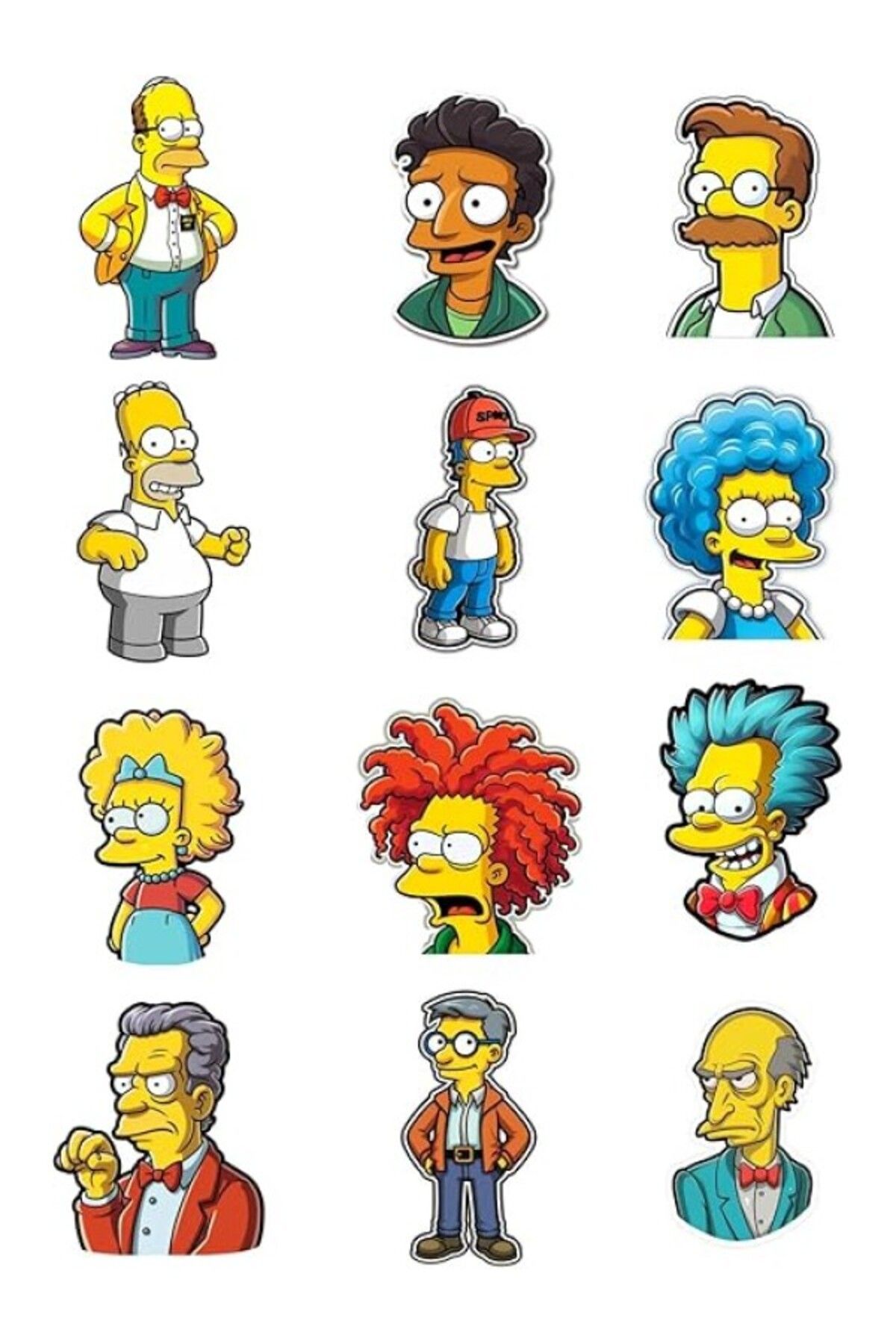 ShopZum Simpson Çizgi Film Temalı Motorsiklet,Kask,Laptop,Motor Ve Oto Araç 20 X 14