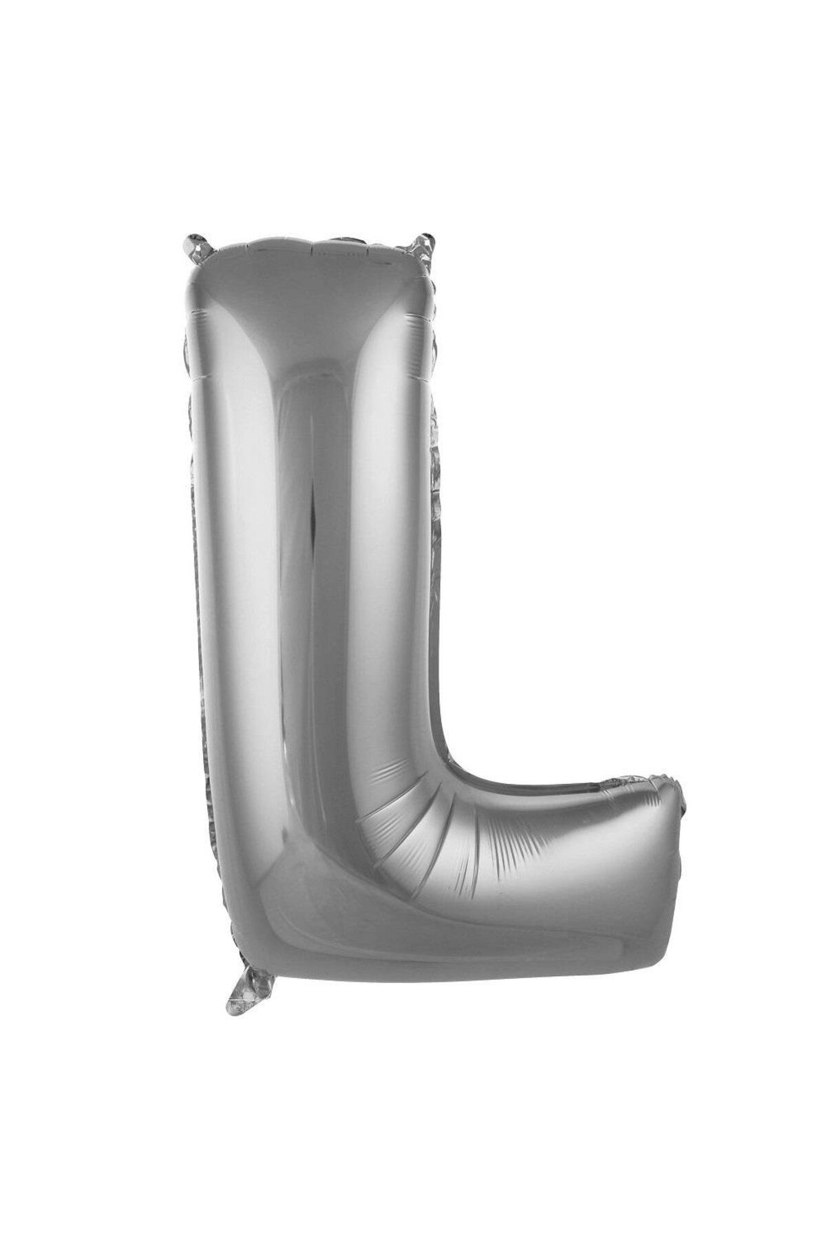 PARTİMİO PARTİ MALZEMELERİ Harf Folyo Balon Gümüş Renk 34'' (76cm)