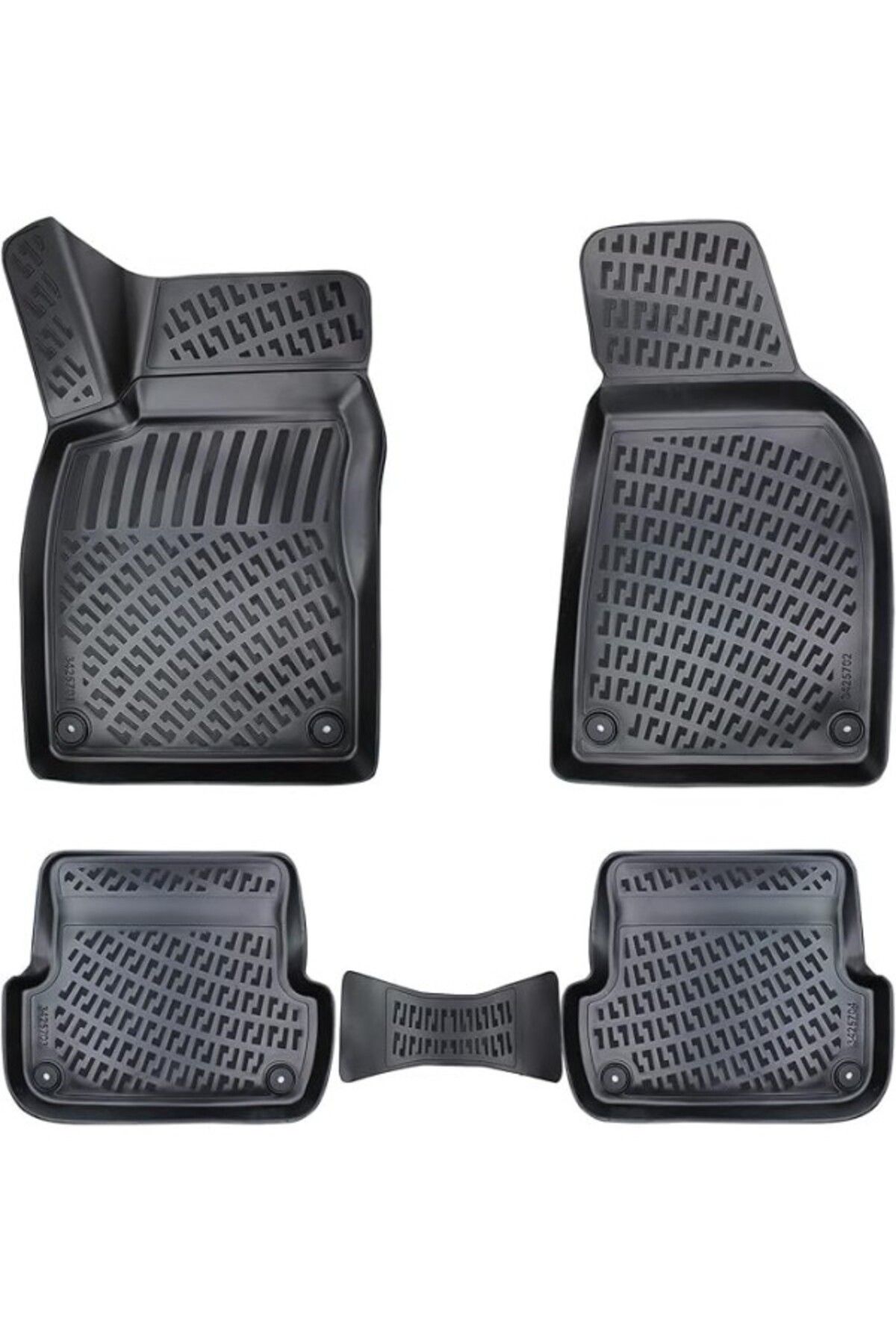 ShopZum Audi A4 B6 2001-2006 Uyumlu 3D Havuzlu Paspas