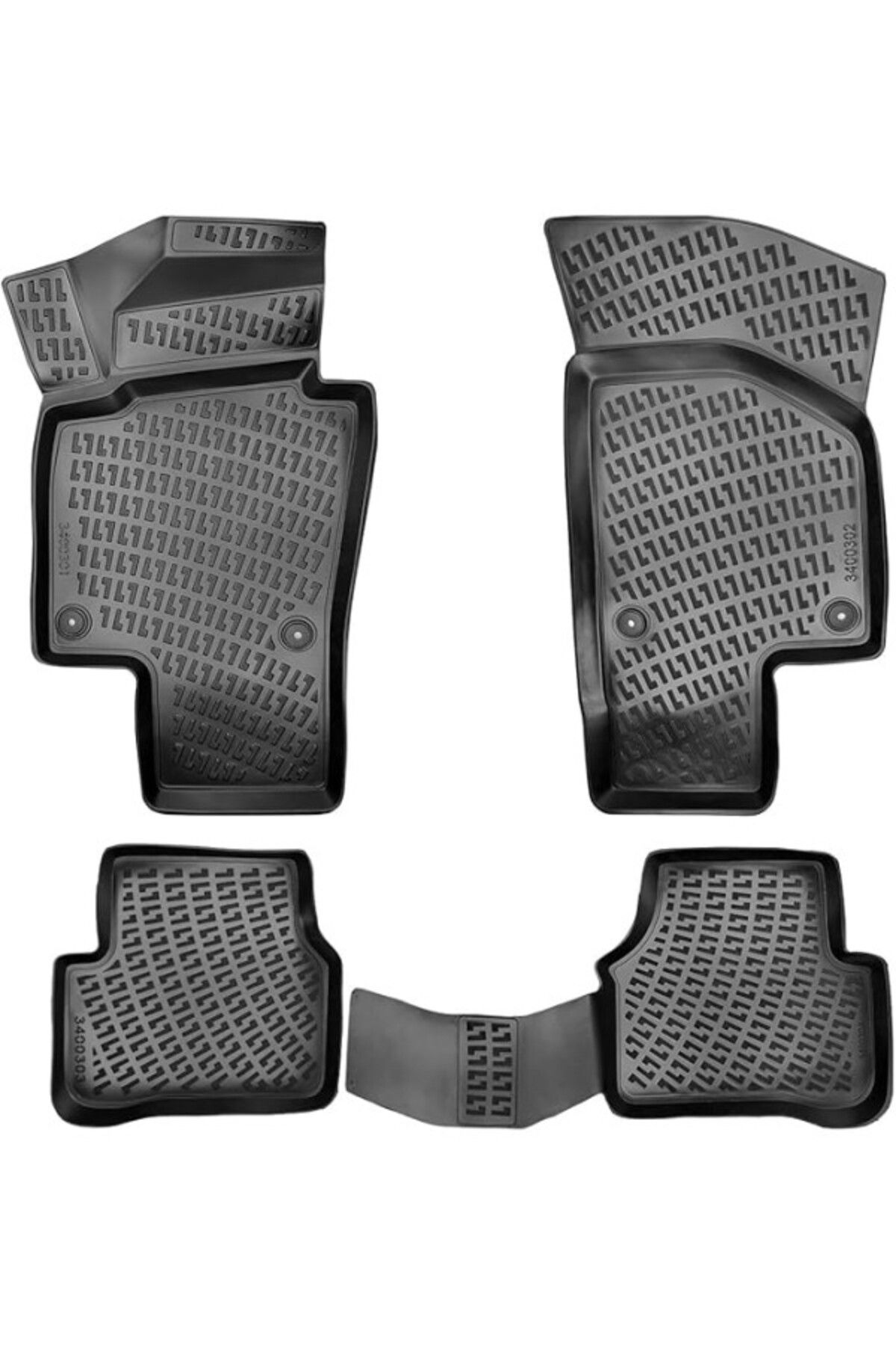 ShopZum Volkswagen Passat B6 2005-2010 Uyumlu 3D Havuzlu Paspas
