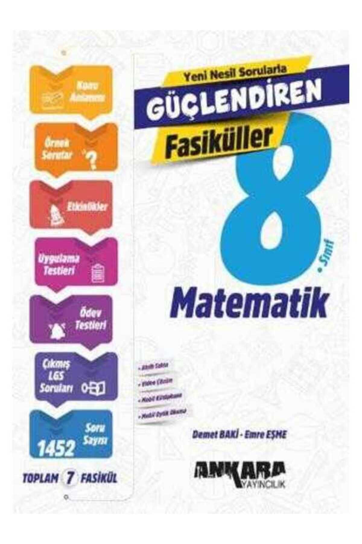kitabın başkenti ankara yayıncılık Ankara Yayıncılık 8. Sınıf Matematik Güçlendiren Fasiküller