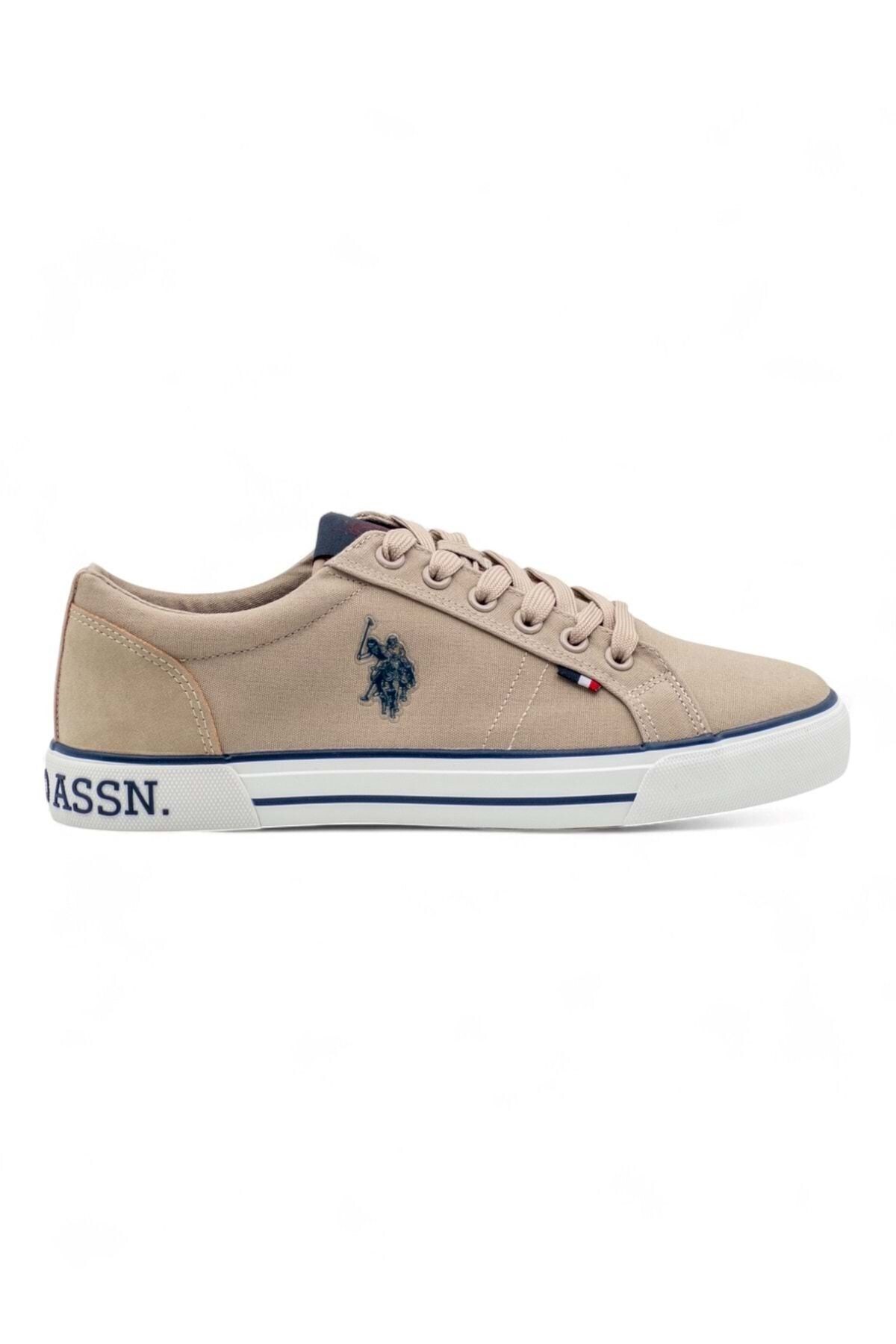 U.S. Polo Assn. Pantofi Sport Casual Cu Șireturi Pantofi De Culoare Nisip Masculin - 44