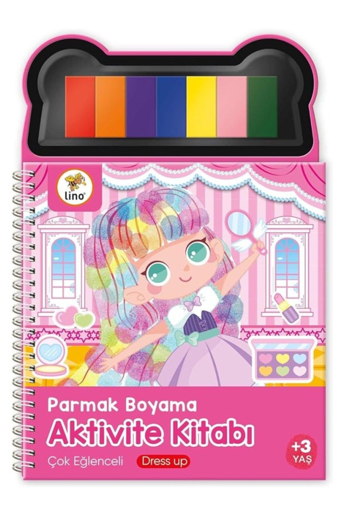 ShopZum Lino Parmak Boyama Aktivite Kitabı Dress Up