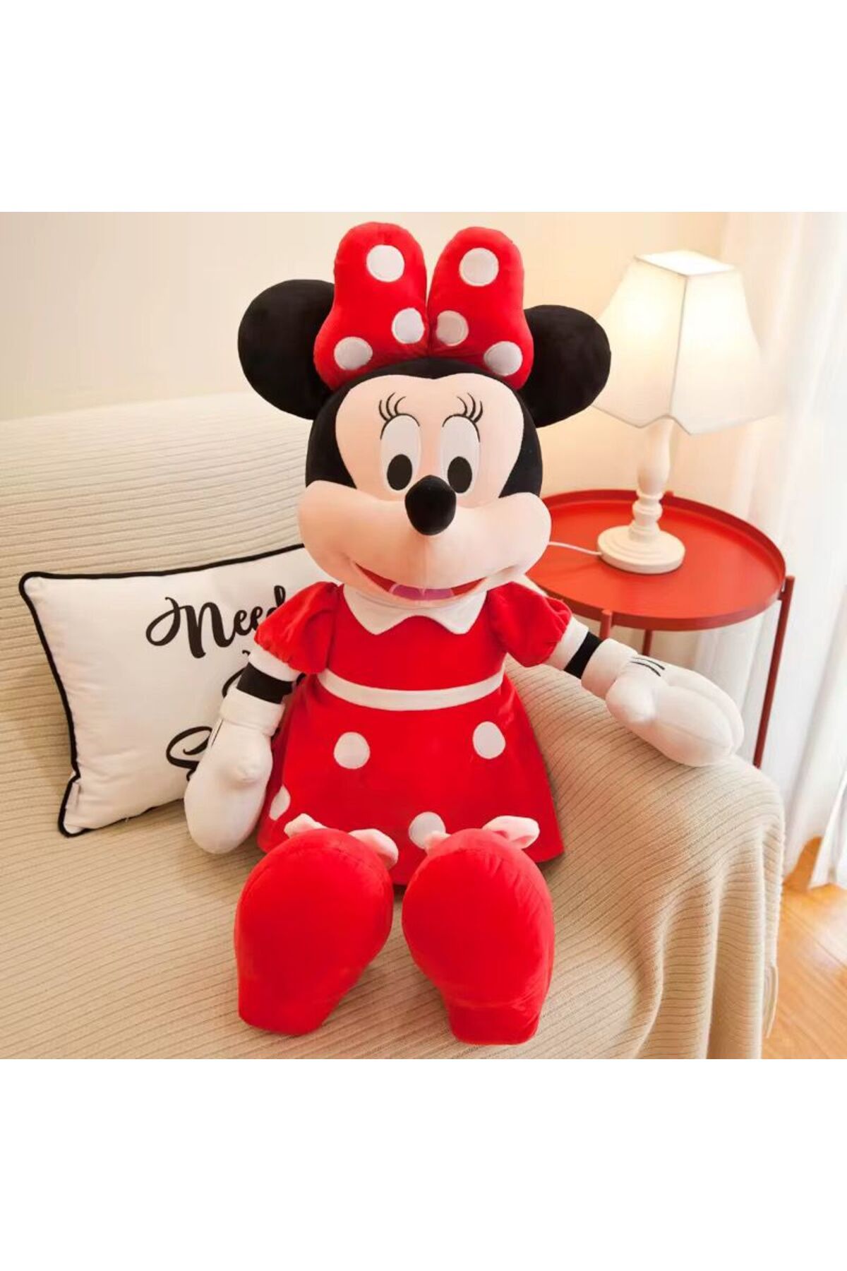 SerenityHaven Minnie Mouse Peluş Oyuncak