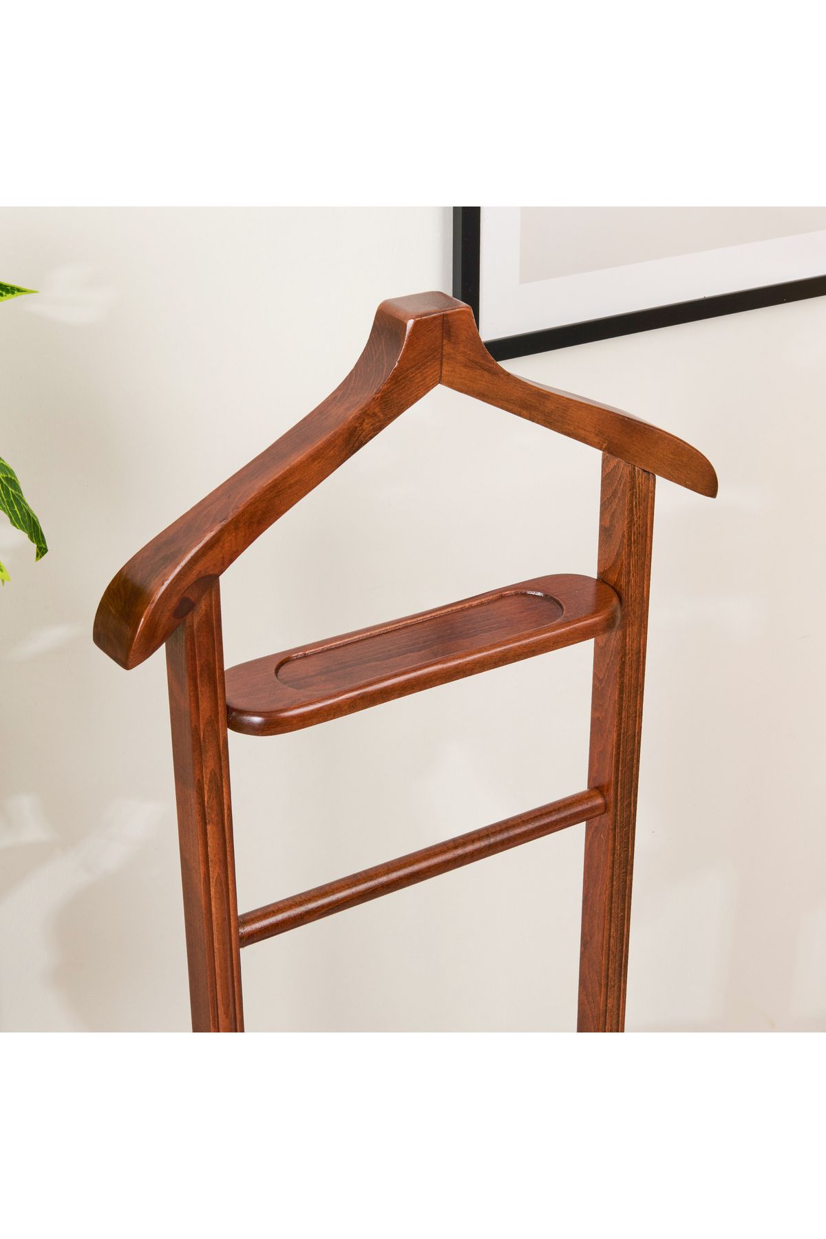 Just Home Tek Tepeli Dilsiz Uşak - Ceviz - 120 cm