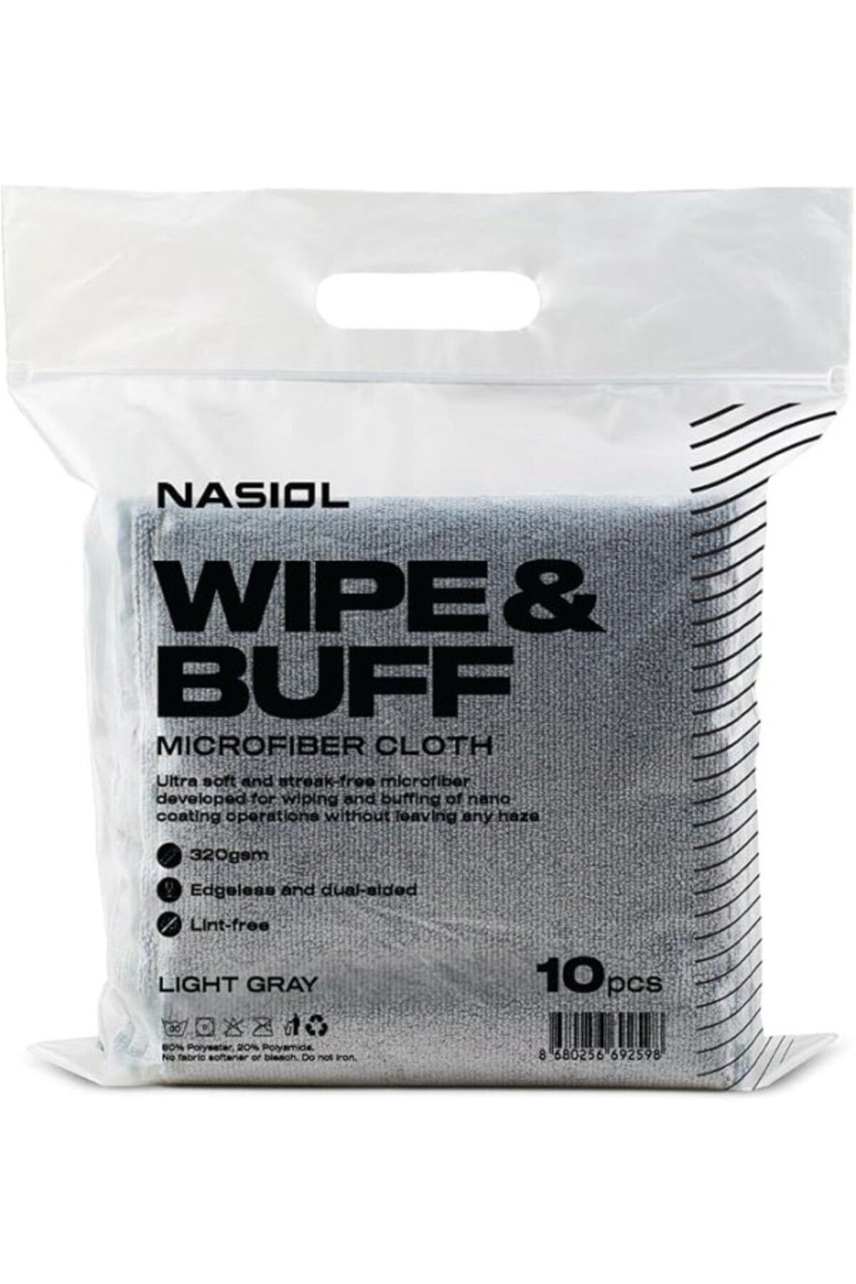 ShopZum Wipe&Amp;Buff Mikrofiber Seramik Kaplama Uygulama Bezi 10&Apos;Lu Paket, Tüy Bırakmaz Detailing Bez