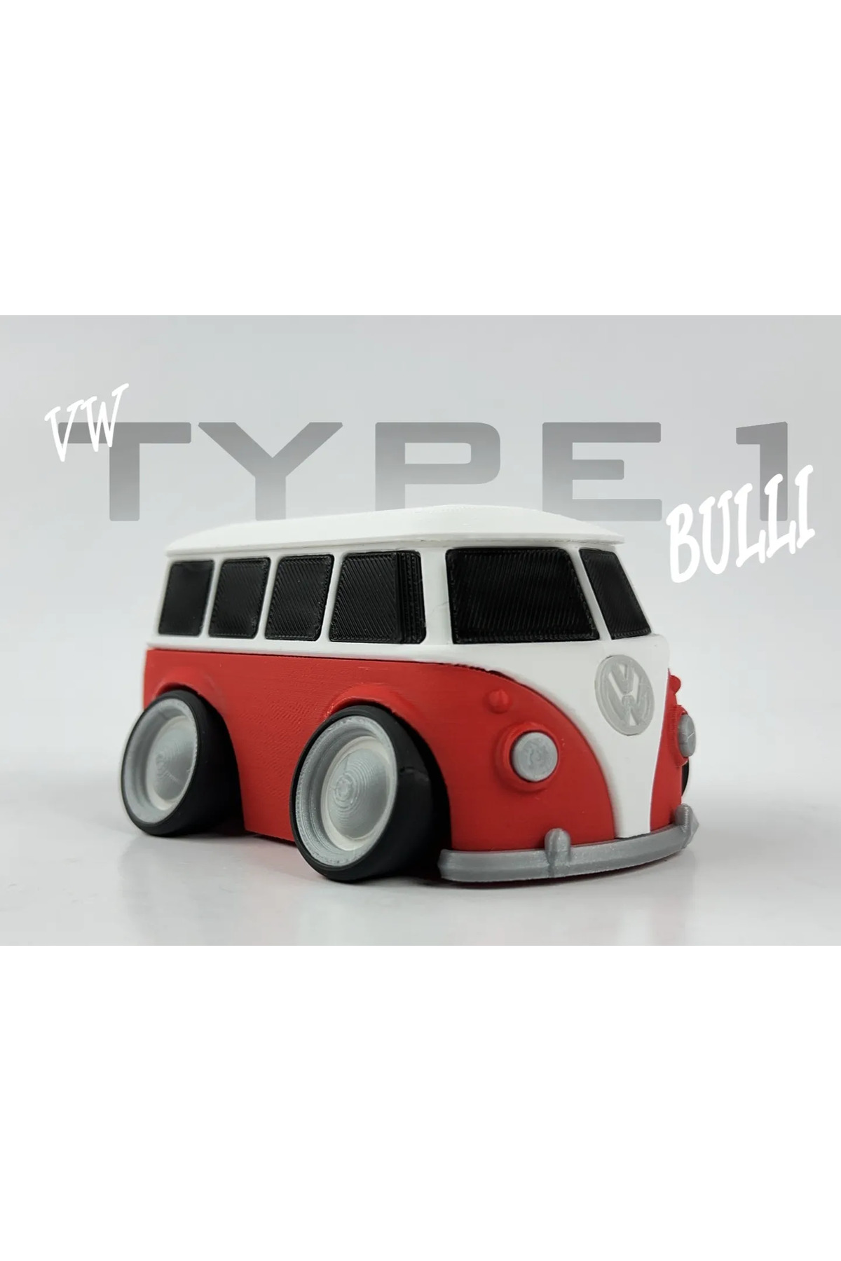 Lustige T1-Minibus-Figur – 10 x 8 cm großes Sammlerautomodell