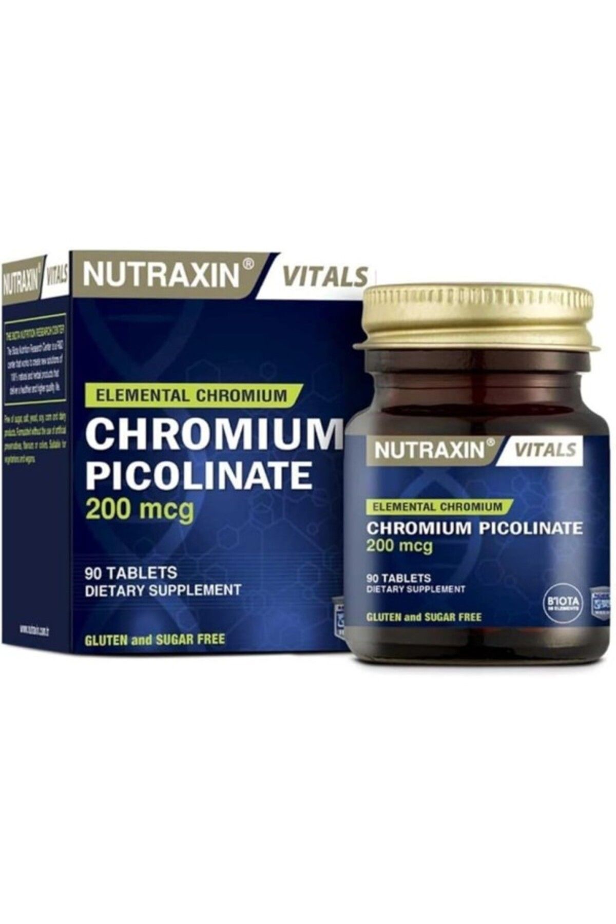 ShopZum Vitals Chromum Picolinate 200 Mcg 90 Tablet Takviye Edici Gıda