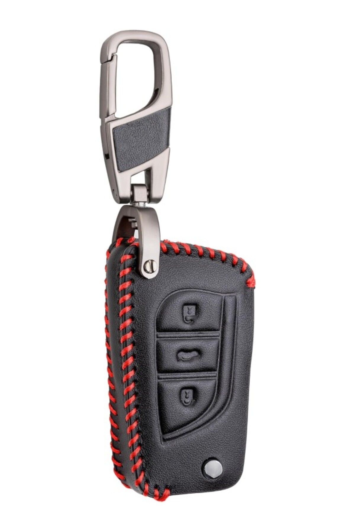 ShopZum Deri Anahtar Kılıfı (Toyota Corolla Auris Yaris Avensis Ile Uyumlu)