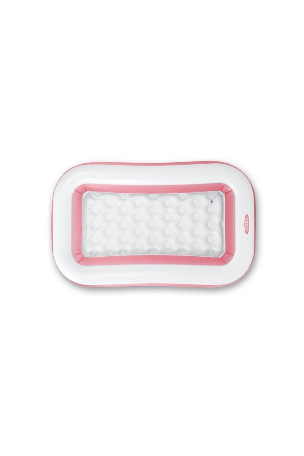 Intex-Durable Rectangular Inflatable Kiddie Swimming Pool Pink and White 2