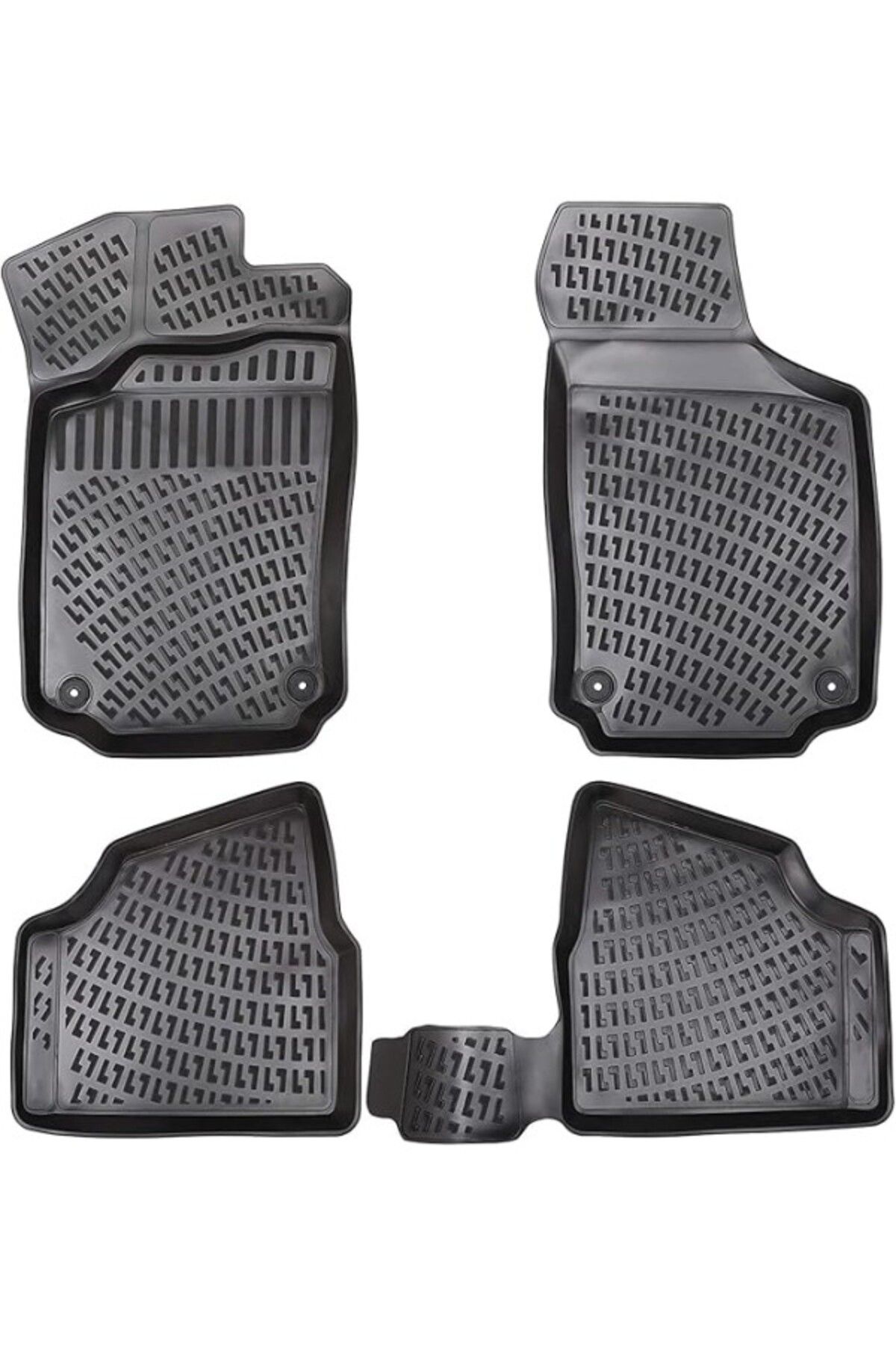 ShopZum Opel Corsa C 2000-2006 Uyumlu 3D Havuzlu Paspas
