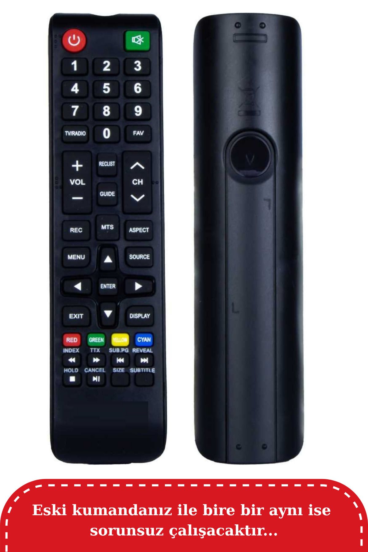 Sendemix Strong Marka Tv Smart Led Tv Kumandası MS32EC2000 MS24EC2000 Modelleri ile uyumludur
