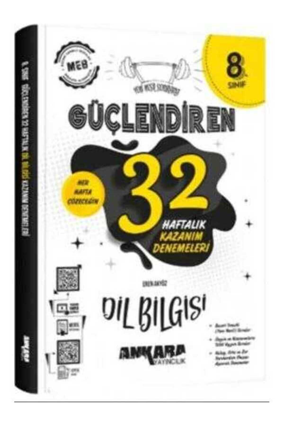 kitabın başkenti ankara yayıncılık Ankara Yayıncılık 8. Sınıf Güçlendiren 32 Haftalık Dil Bilgisi Kazanım Denemeleri