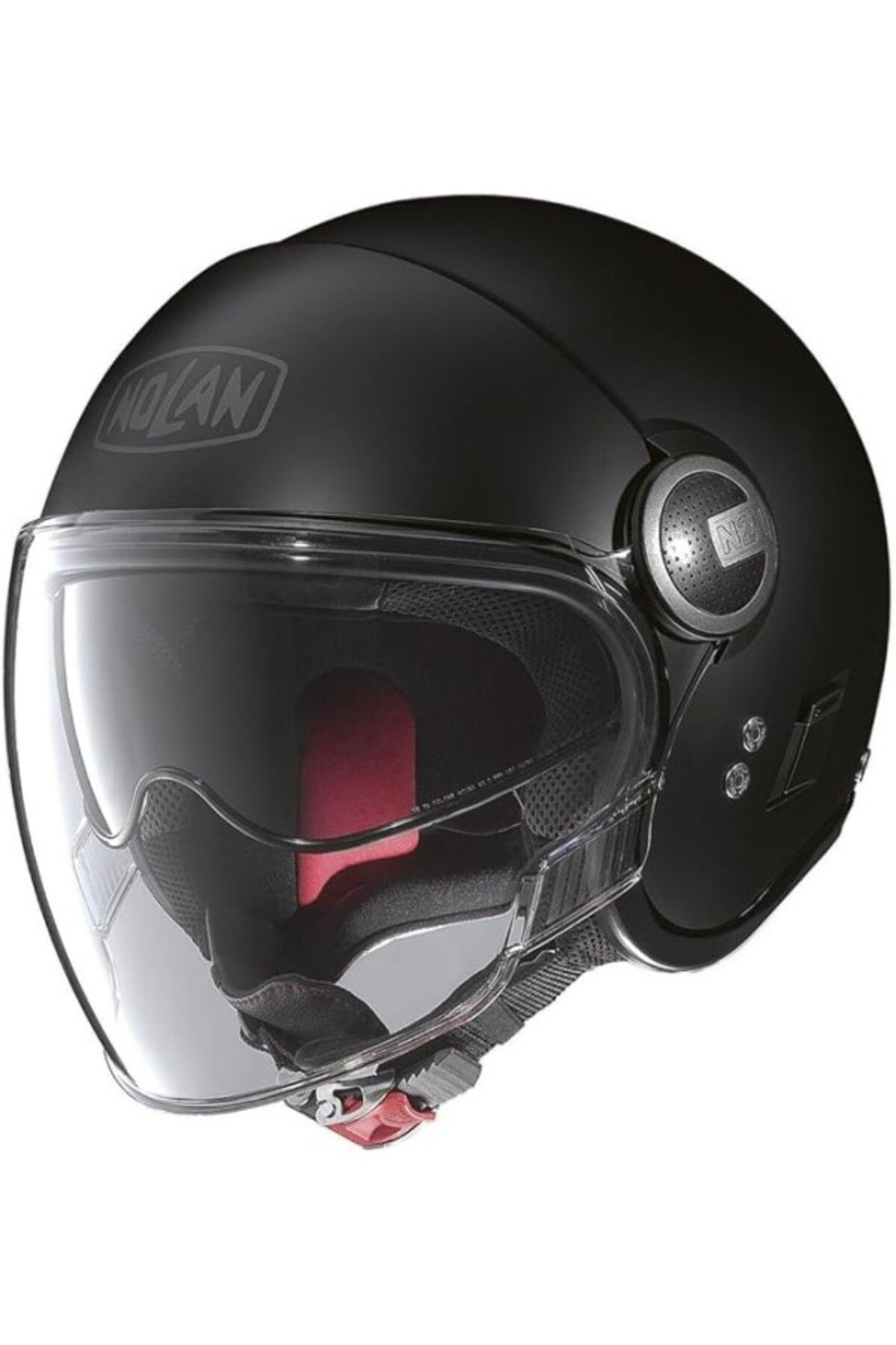 ShopZum N21 Visor 06 Classic 010 Yarım Motosiklet Kaskı Mat Siyah L