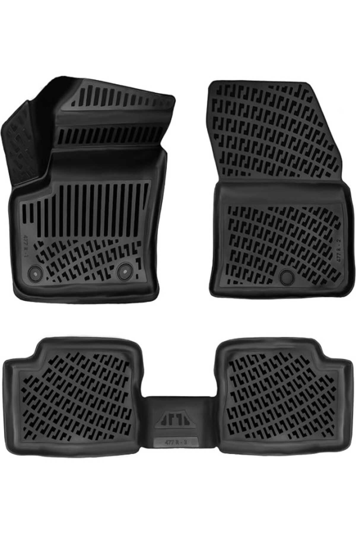ShopZum Jeep Avenger Ev 2023 Sonrası Uyumlu 3D Havuzlu Paspas