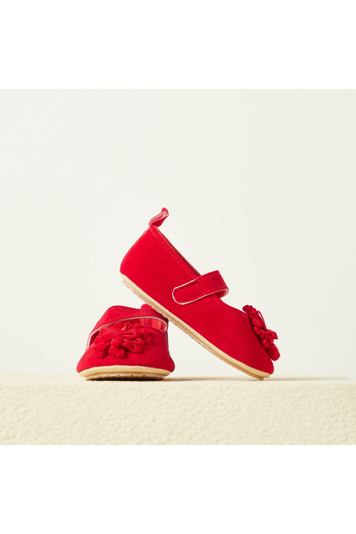 Juniors-Bow Accent Booties With Hook And Loop Closure 3
