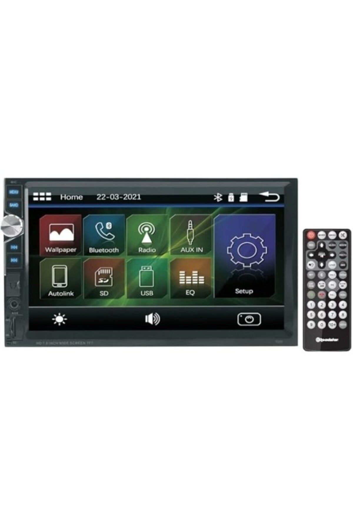 ShopZum Rd7200 7" Bluetooth'Lu Double Din Teyp