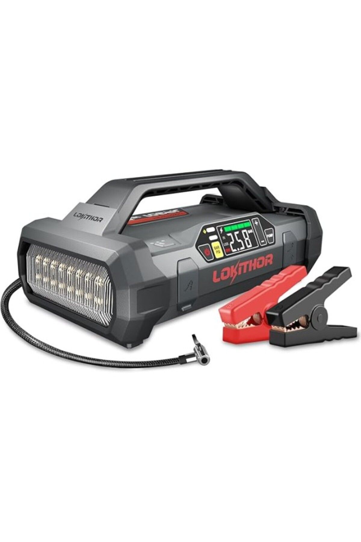 ShopZum Ja301 12V 2000Amp Li-Polimer Akıllı Akü Takviye + Pompa + Powerbank + Led Lamba