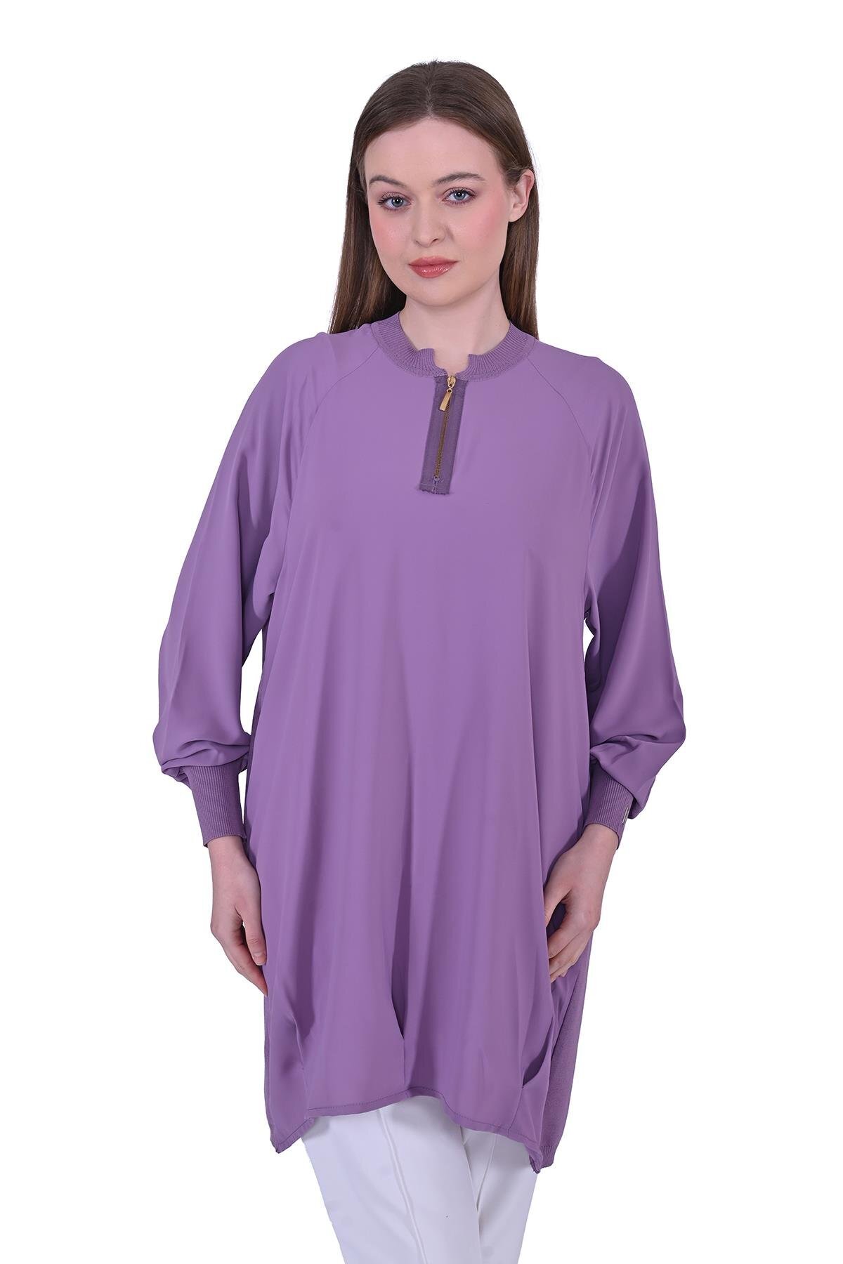 Invee-A-line tunic eflatun 1