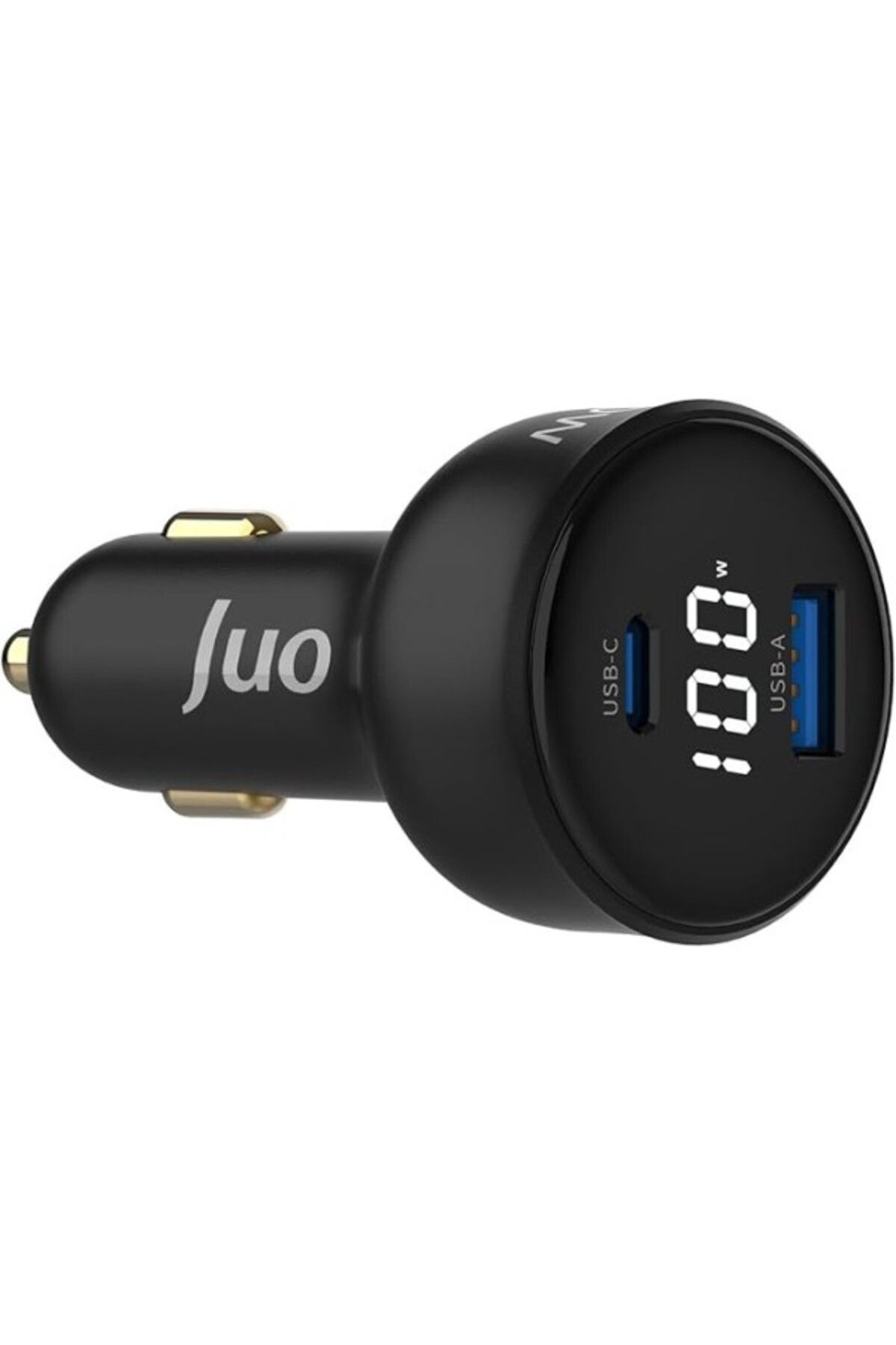 ShopZum 100W Led Ekranlı Type-C + Usb-A Araç Şarj Aleti Iphone & Android & Notebook Araç Içi Şarj C