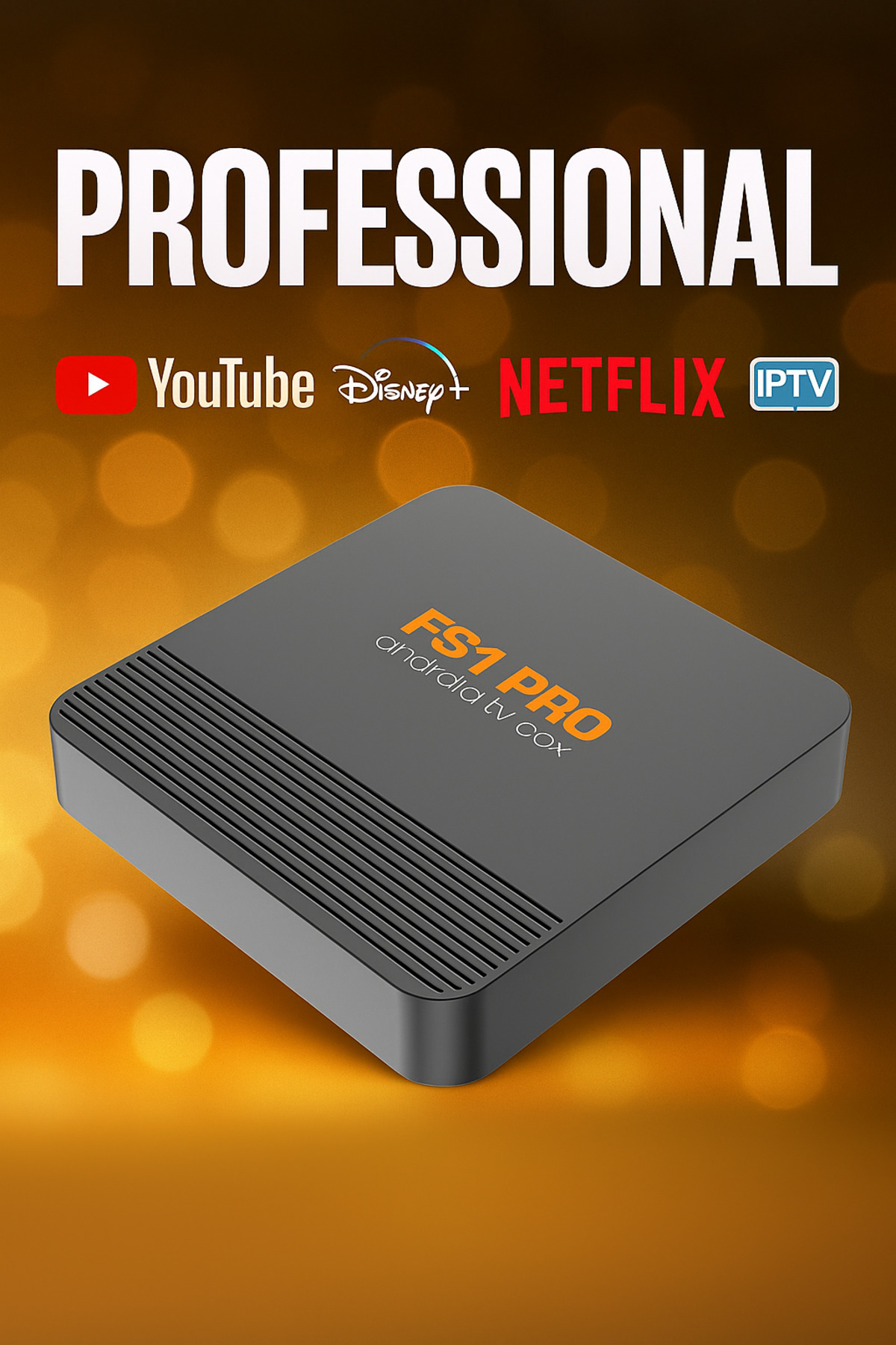 FS1PRO TEKNOLOJI Akıllı Tv kutusu FS1 Android Tv Box 4K android 12